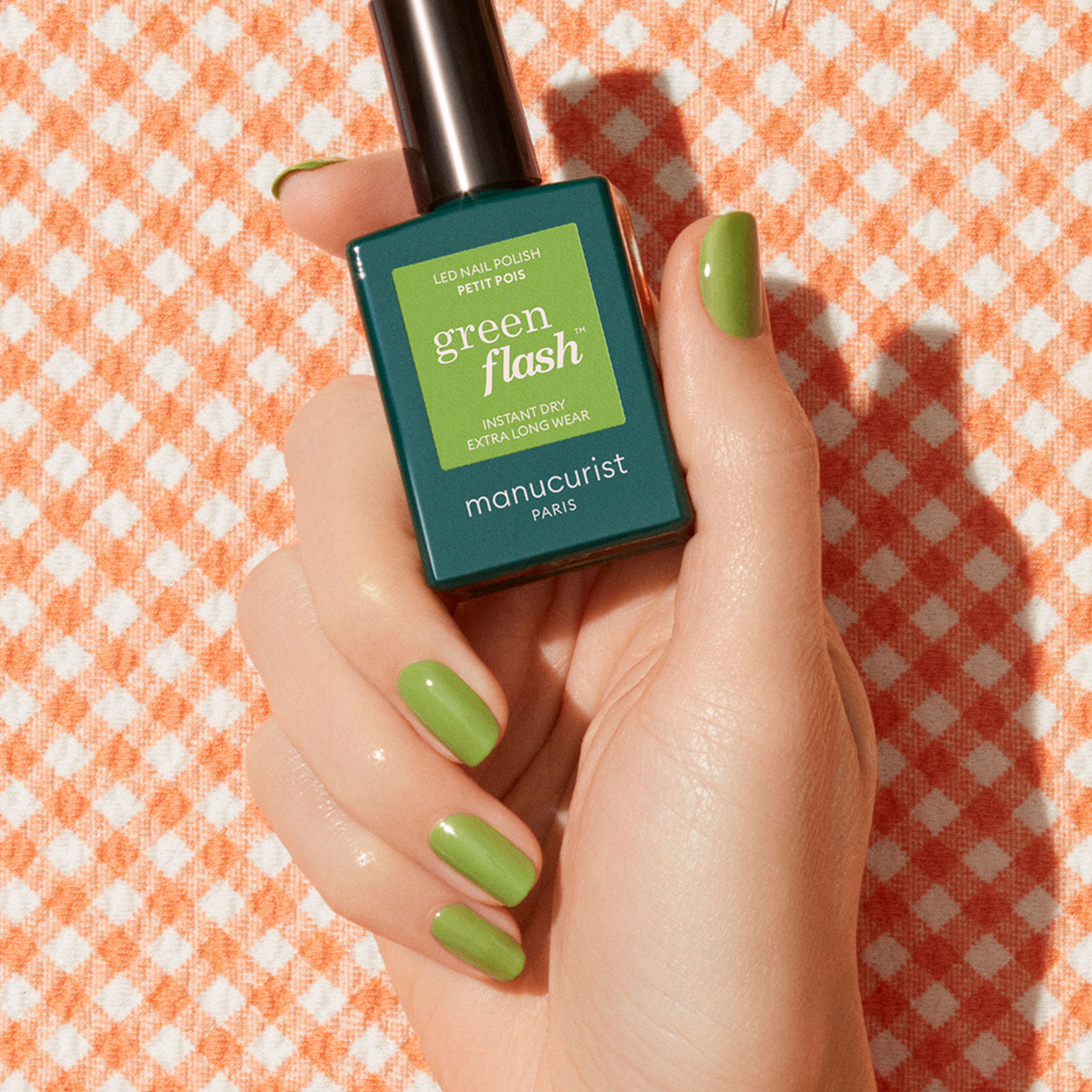 Vernis semi-permanent GREEN FLASH – PETIT POIS — vue 3