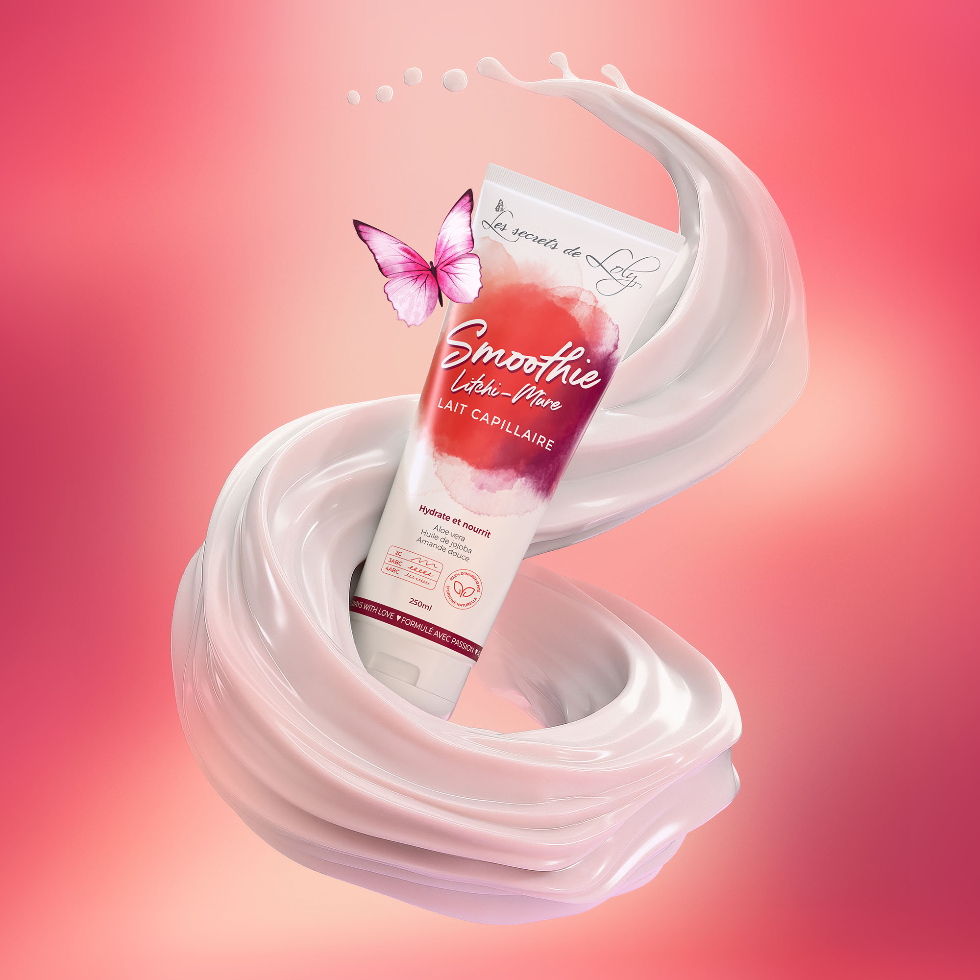 Smoothie Litchi-Mûre — vue 4