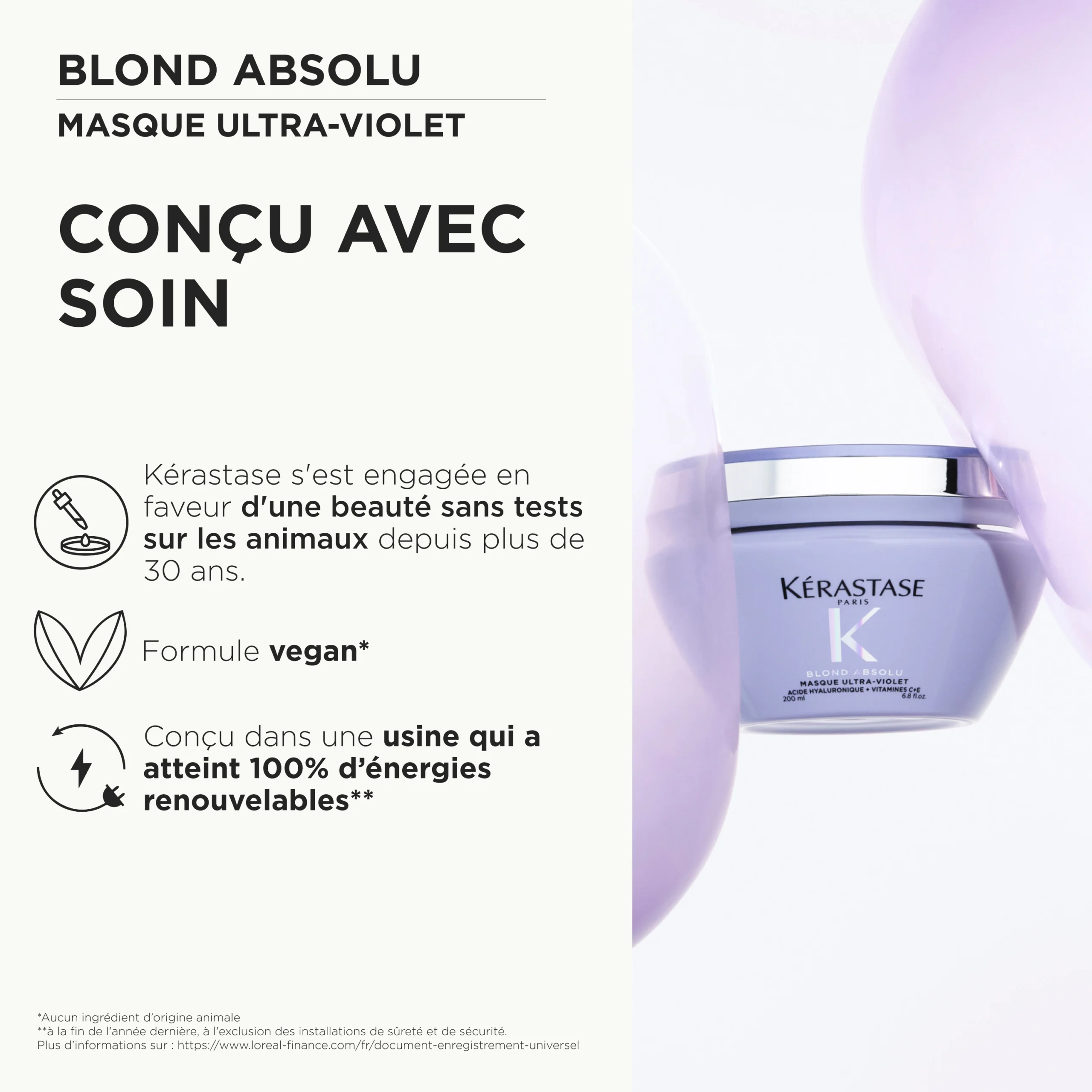 Masque ultra violet Blond Absolu Kérastase — vue 7