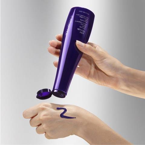 shampoing violet anti-faux reflet yūbi blonde — vue 4