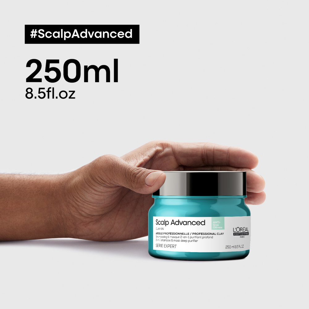 Shampoing et masque 2-en-1 – Serie Expert Scalp Advanced Argile professionnelle — vue 6