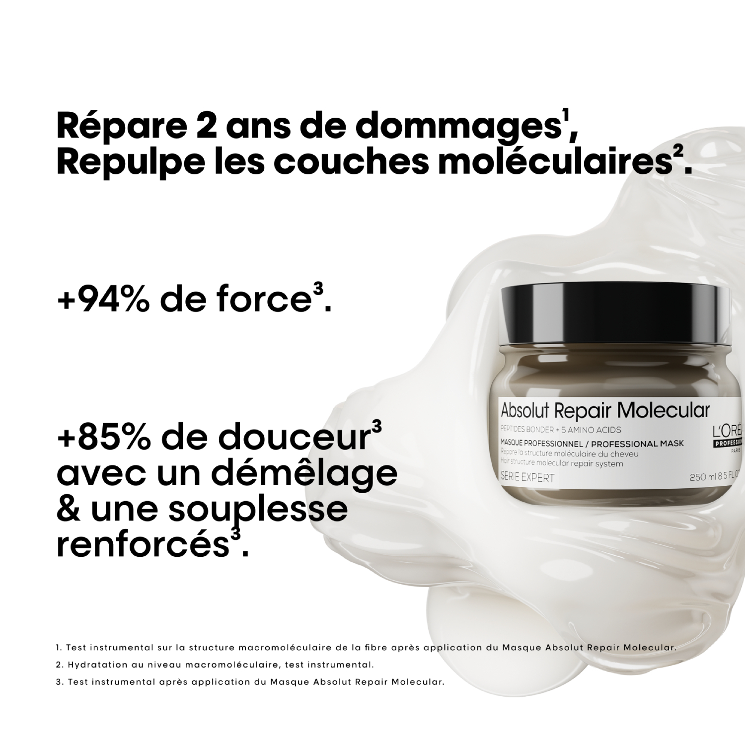 Masque Concentré Professionnel – Serie Expert Absolut Repair Molecular — vue 3