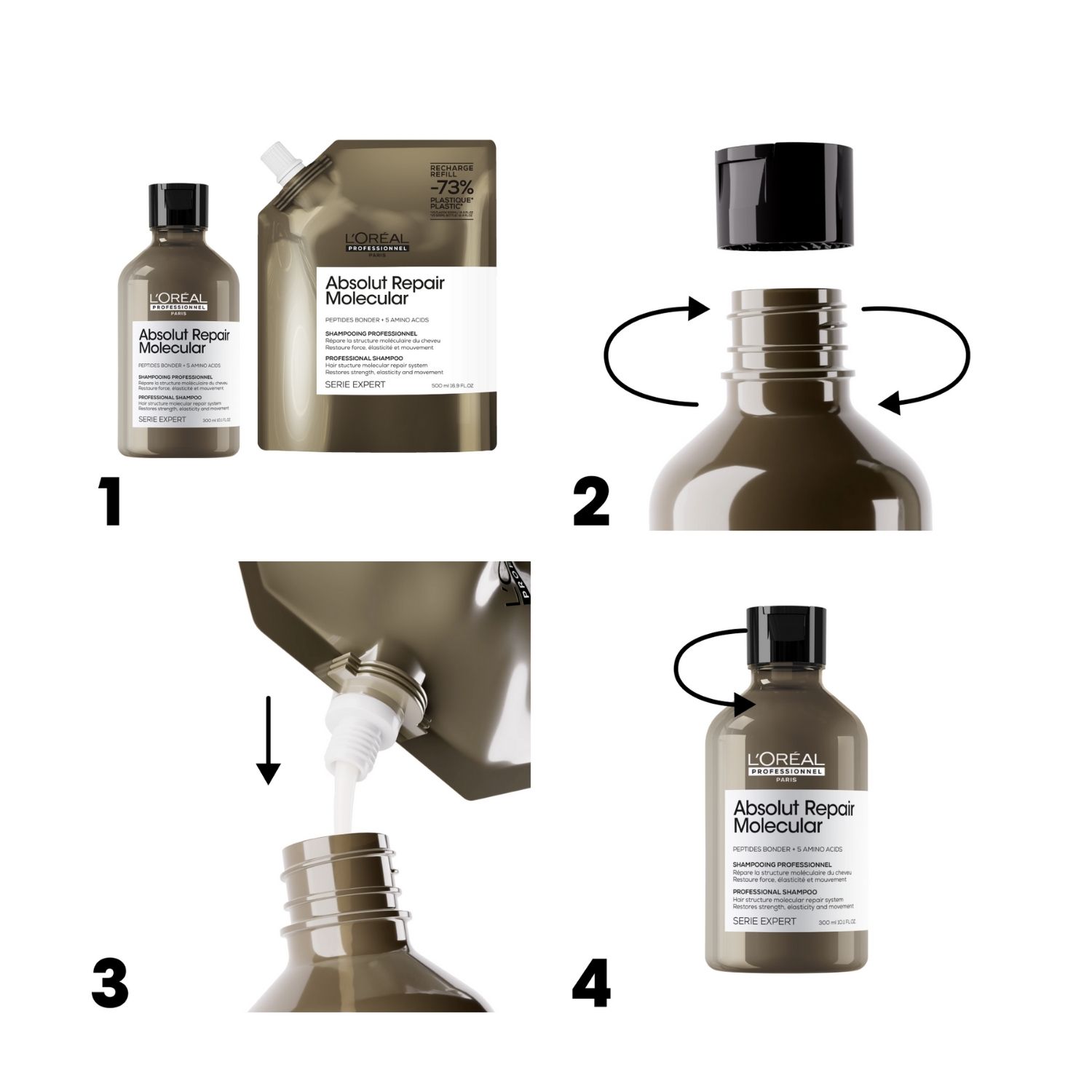 Refill – Serie Expert Absolut Repair Molecular — vue 8