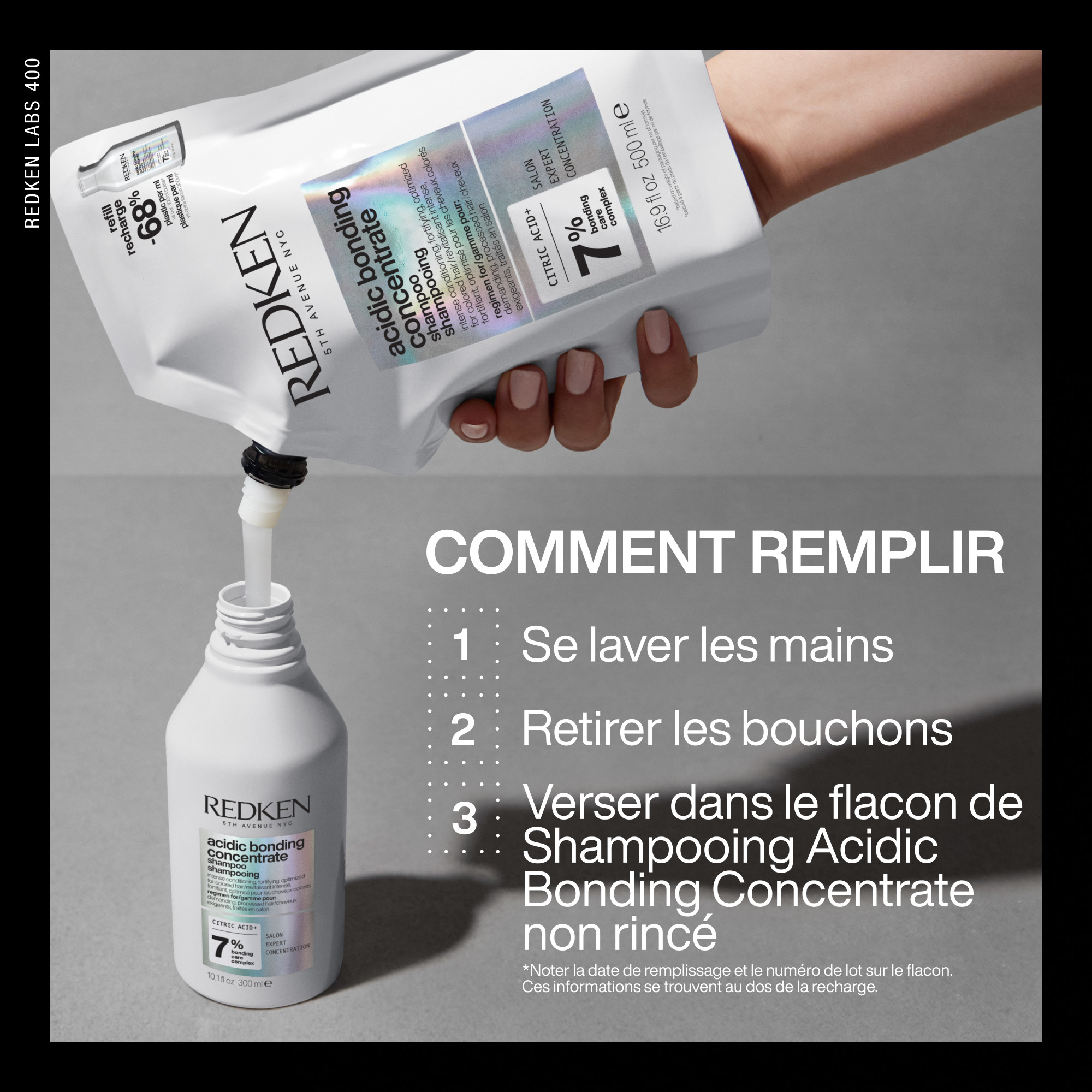 Recharge shampoing Acidic bonding concentrate — vue 4
