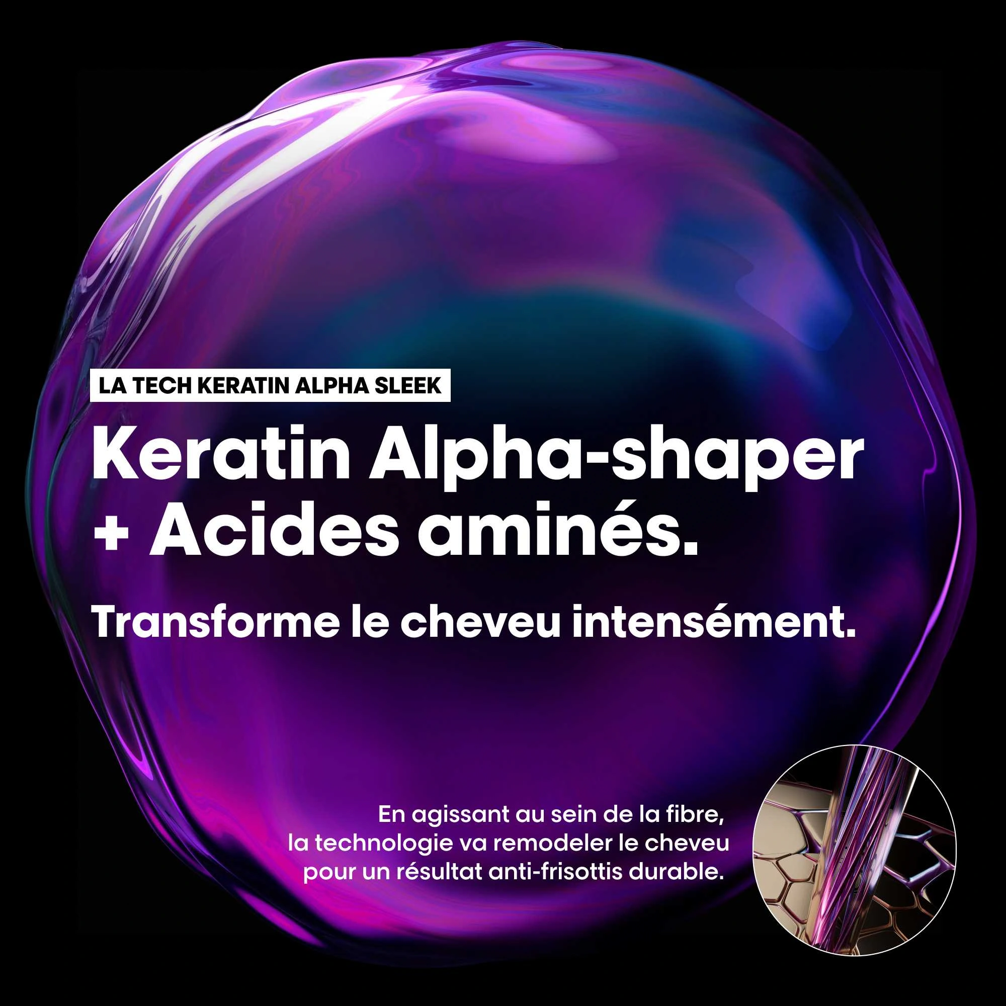 Masque à la kératine – Serie Expert Keratin Alpha Sleek — vue 4
