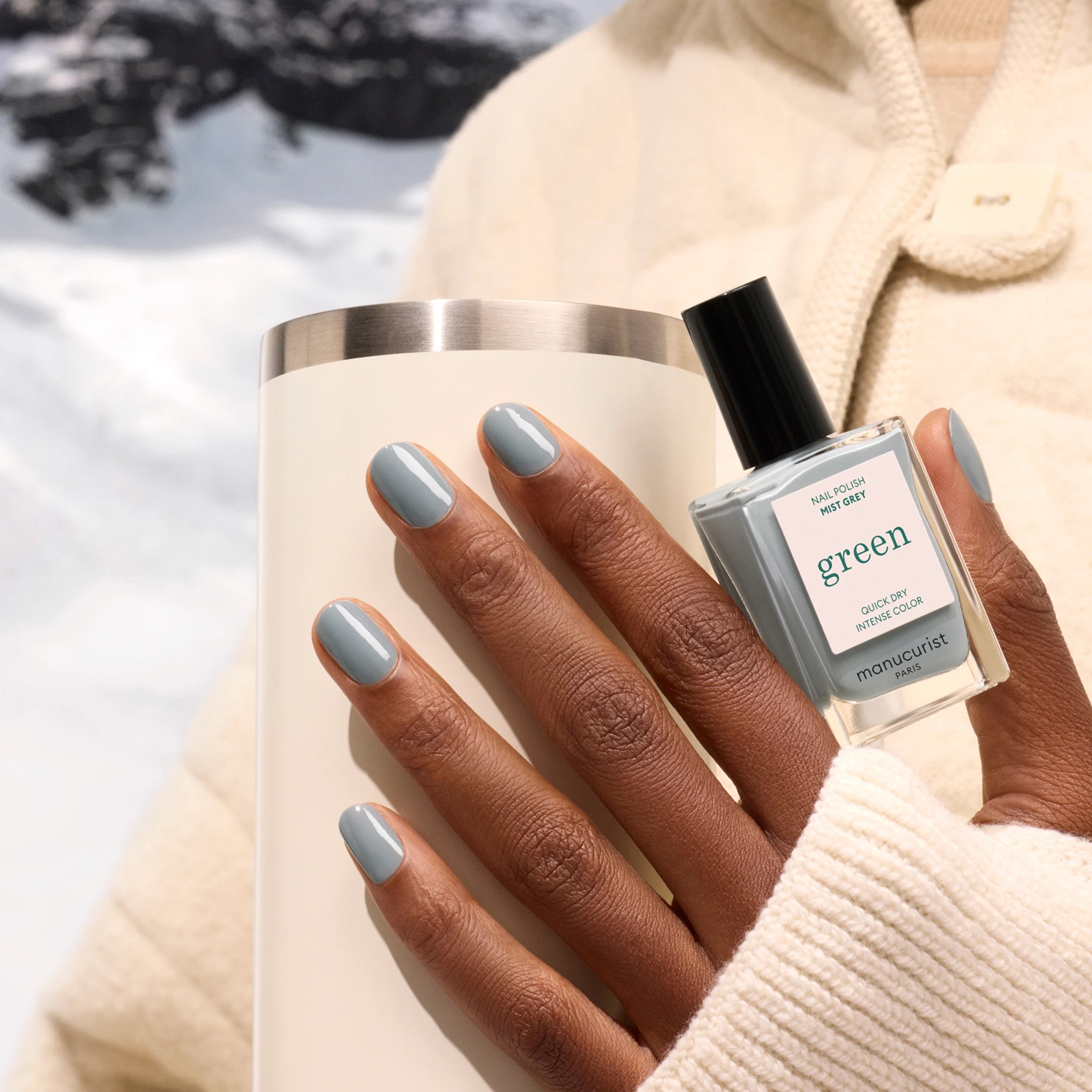 Vernis Green – Mist Grey — vue 4