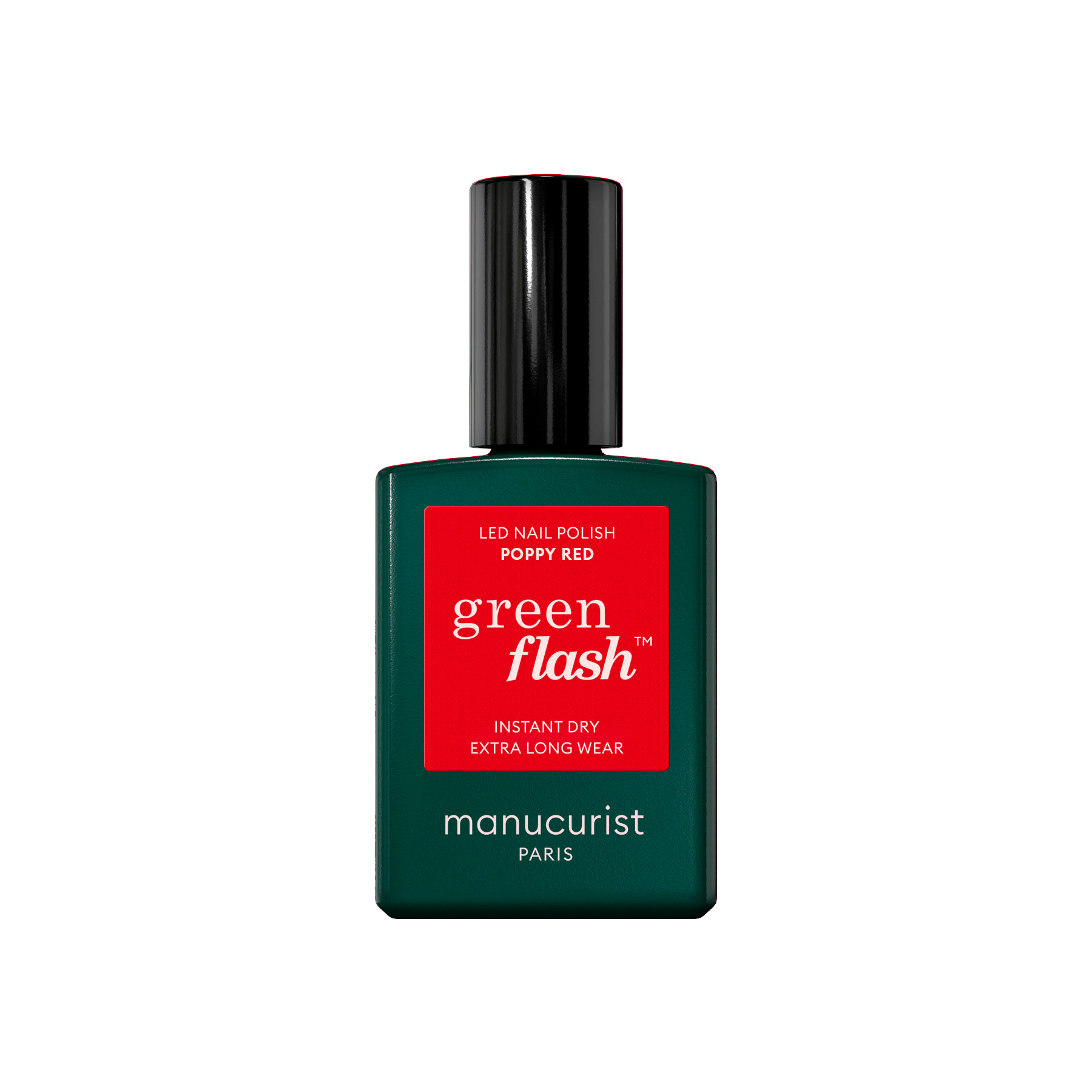 Vernis semi-permanent GREEN FLASH - Poppy Red
