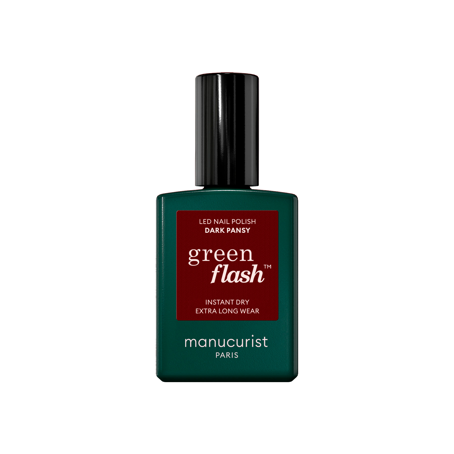Vernis semi-permanent GREEN FLASH - Dark Pansy