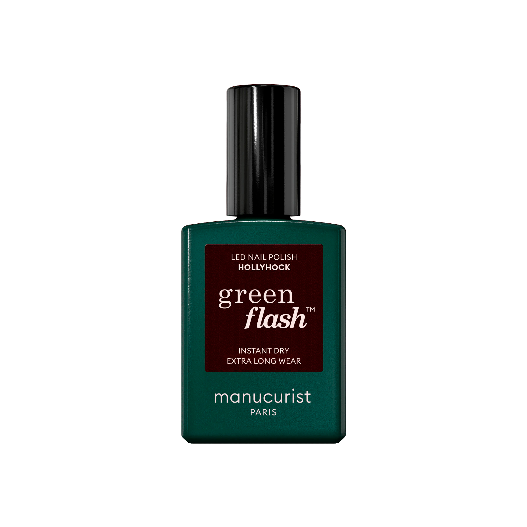 Vernis semi-permanent GREEN FLASH - Hollyhock