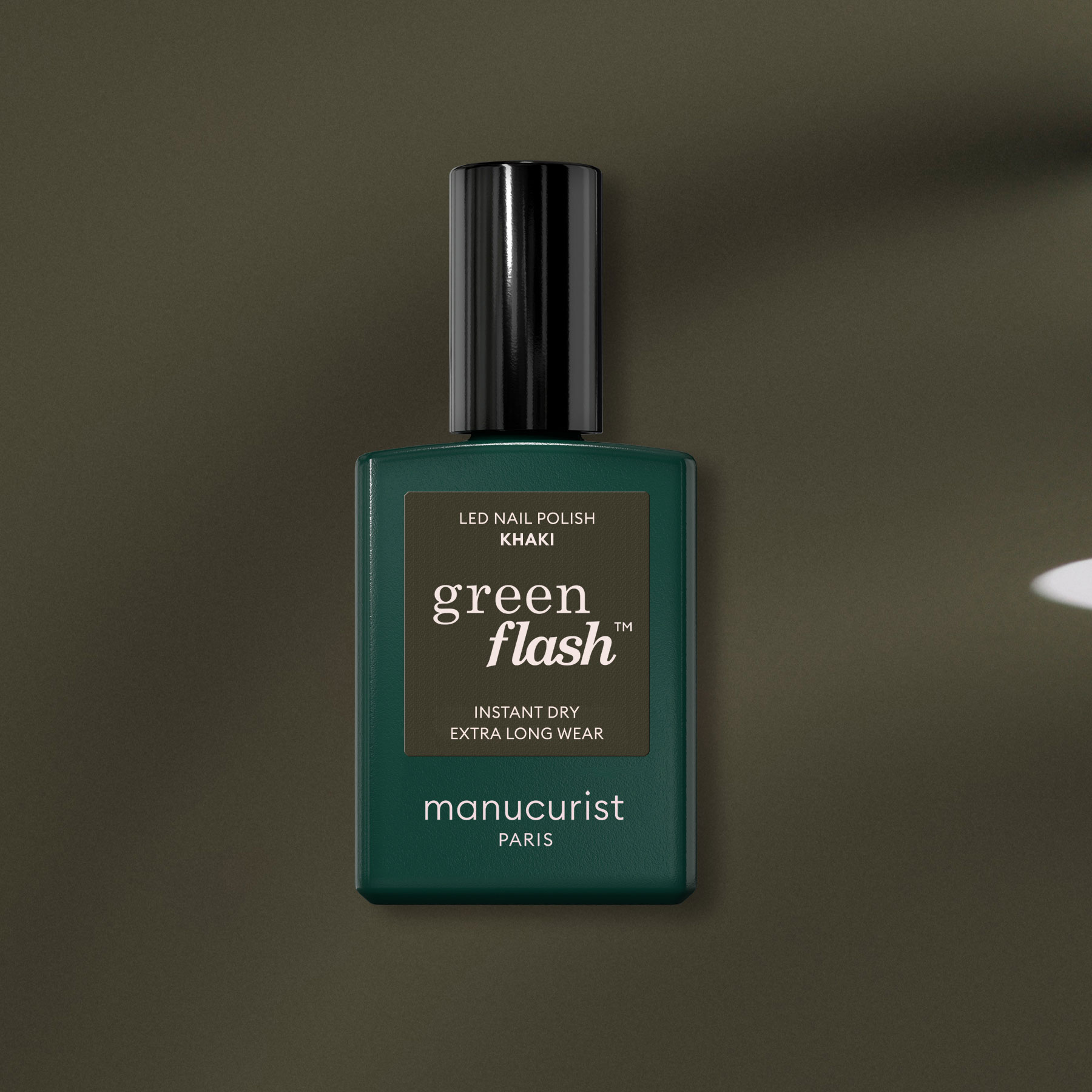 Vernis semi-permanent GREEN FLASH – KHAKI — vue 5