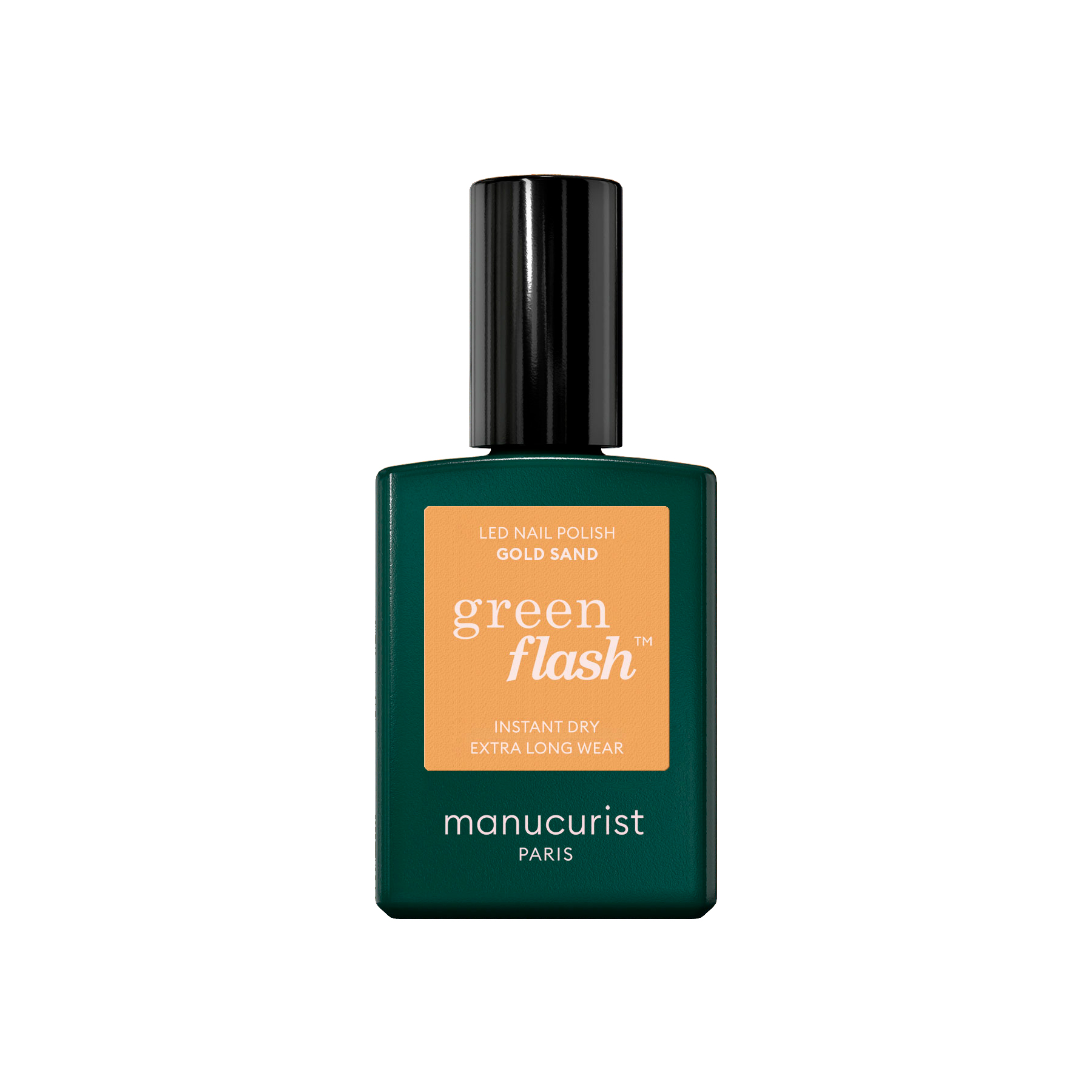 Vernis semi-permanent GREEN FLASH - GOLD SAND