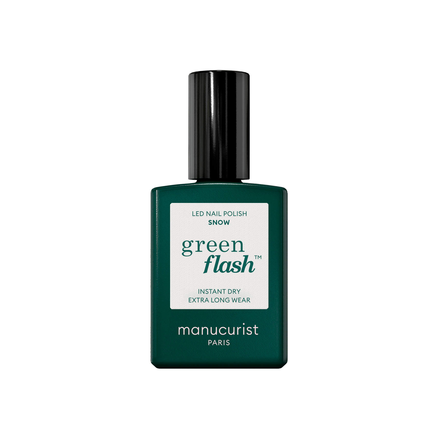 Vernis semi-permanent GREEN FLASH - SNOW