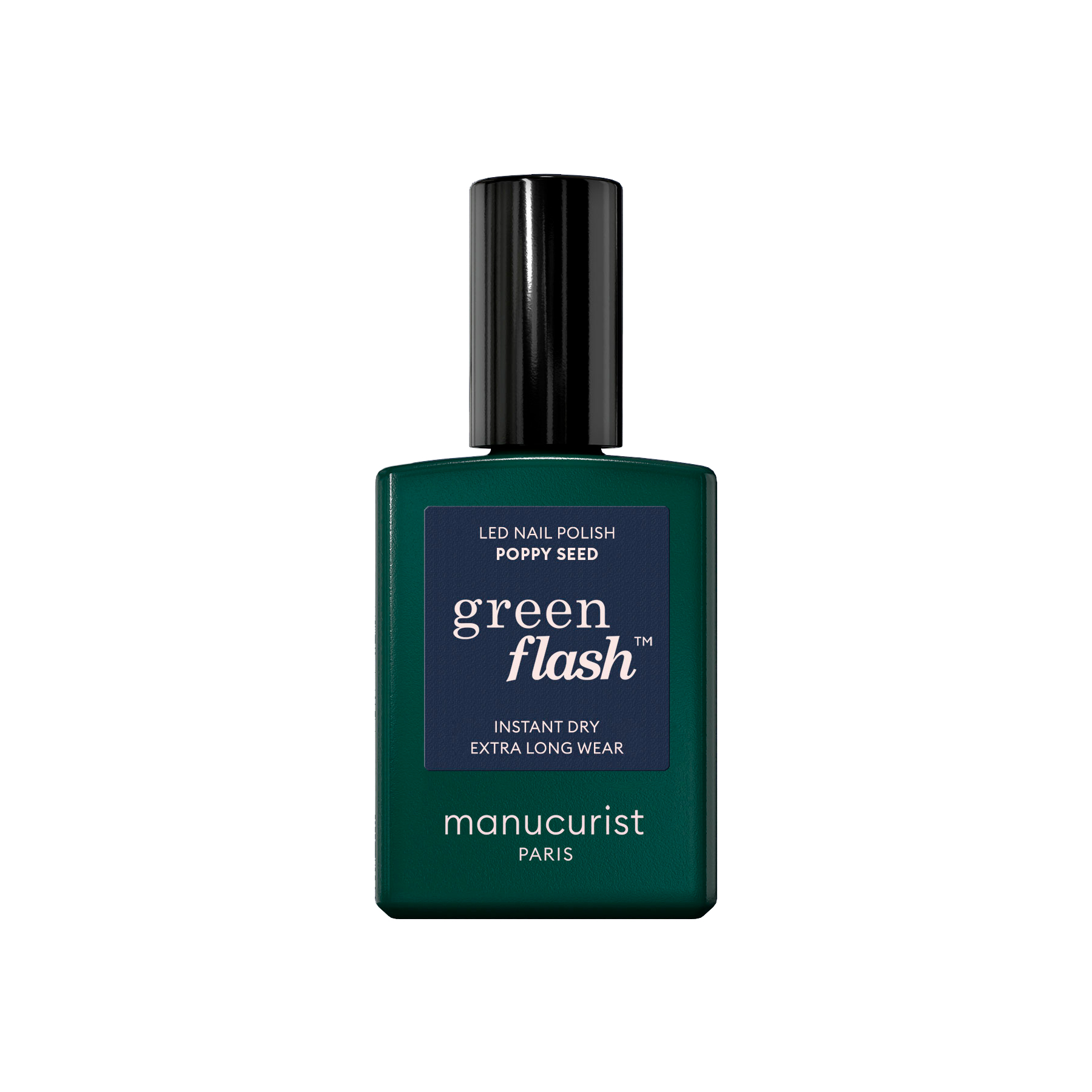 Vernis semi-permanent GREEN FLASH - POPPY SEED