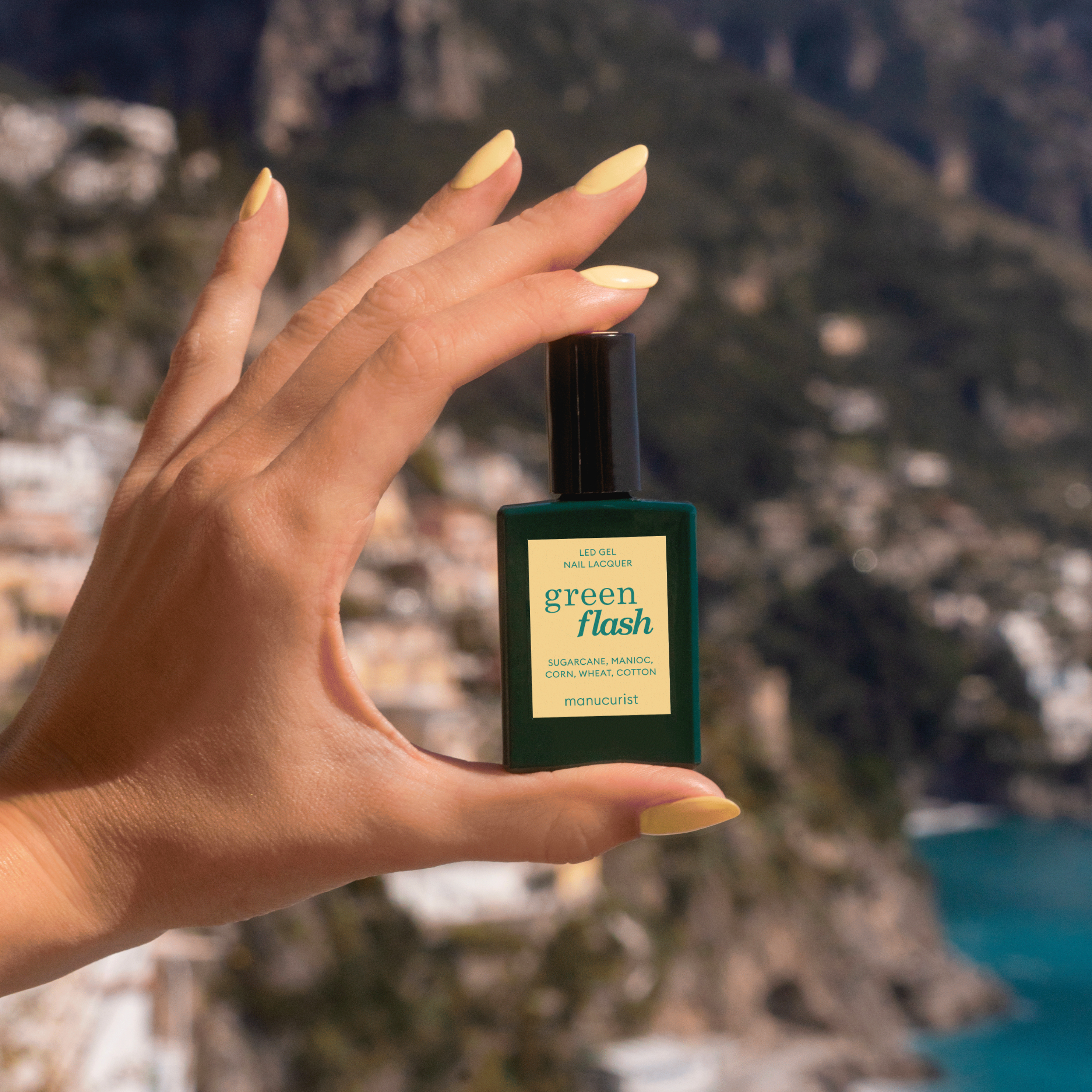 Vernis semi-permanent GREEN FLASH – MIMOSA — vue 2