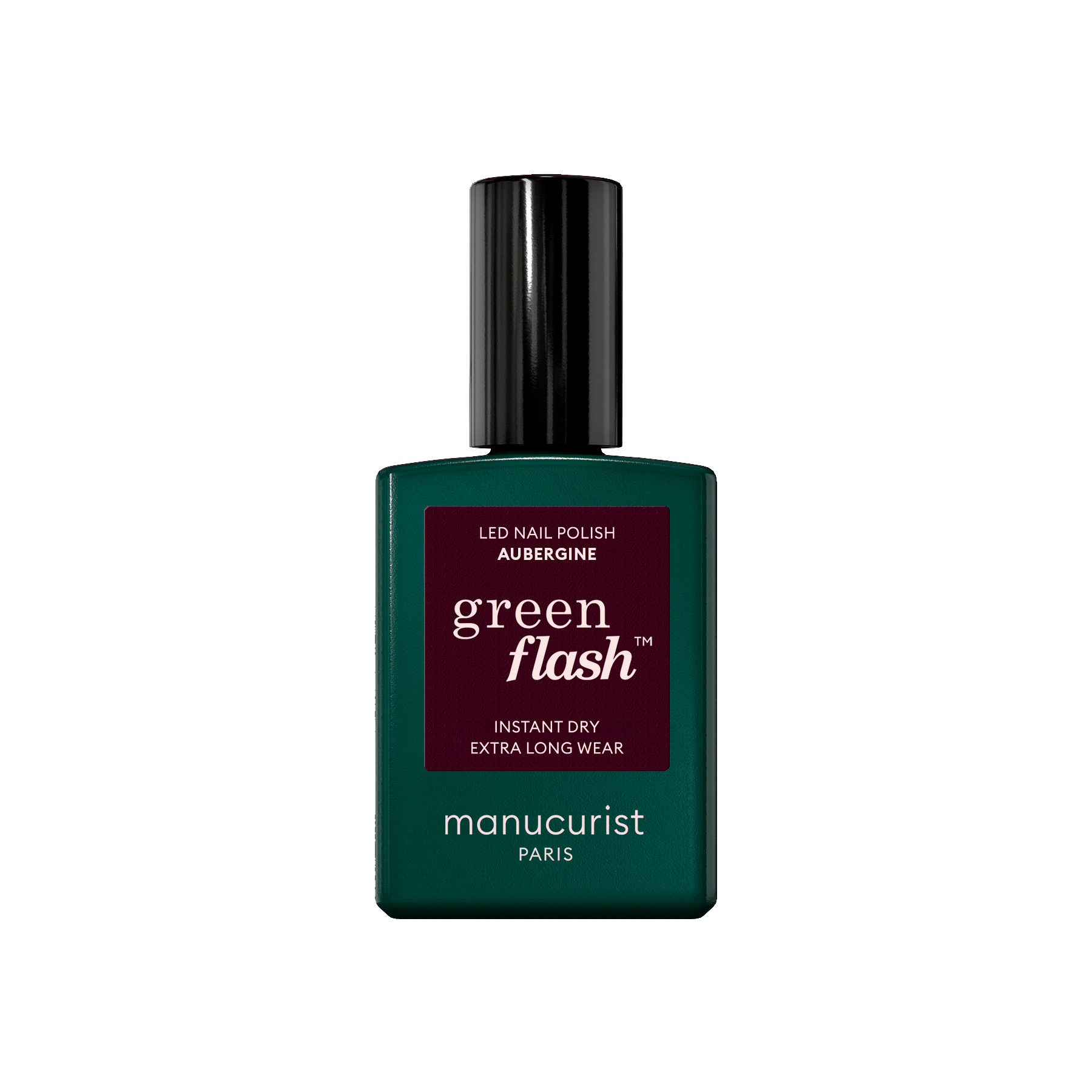 Vernis semi-permanent GREEN FLASH – AUBERGINE