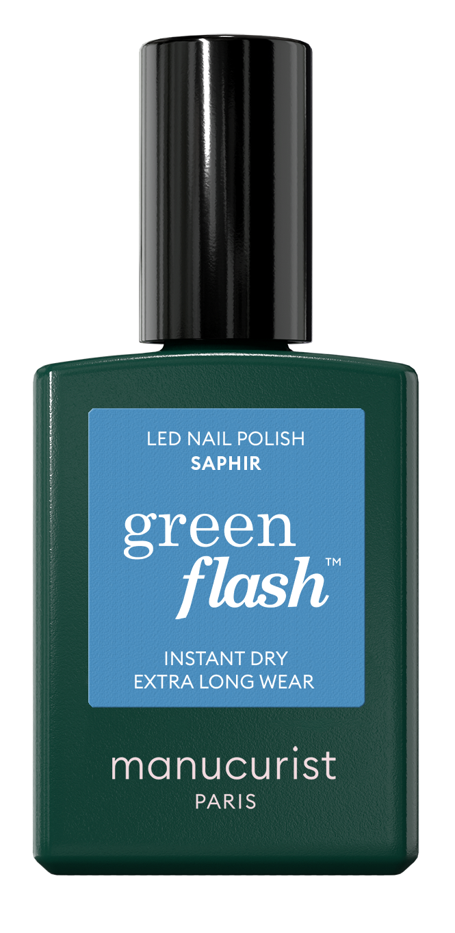 Vernis semi-permanent GREEN FLASH – SAPHIR