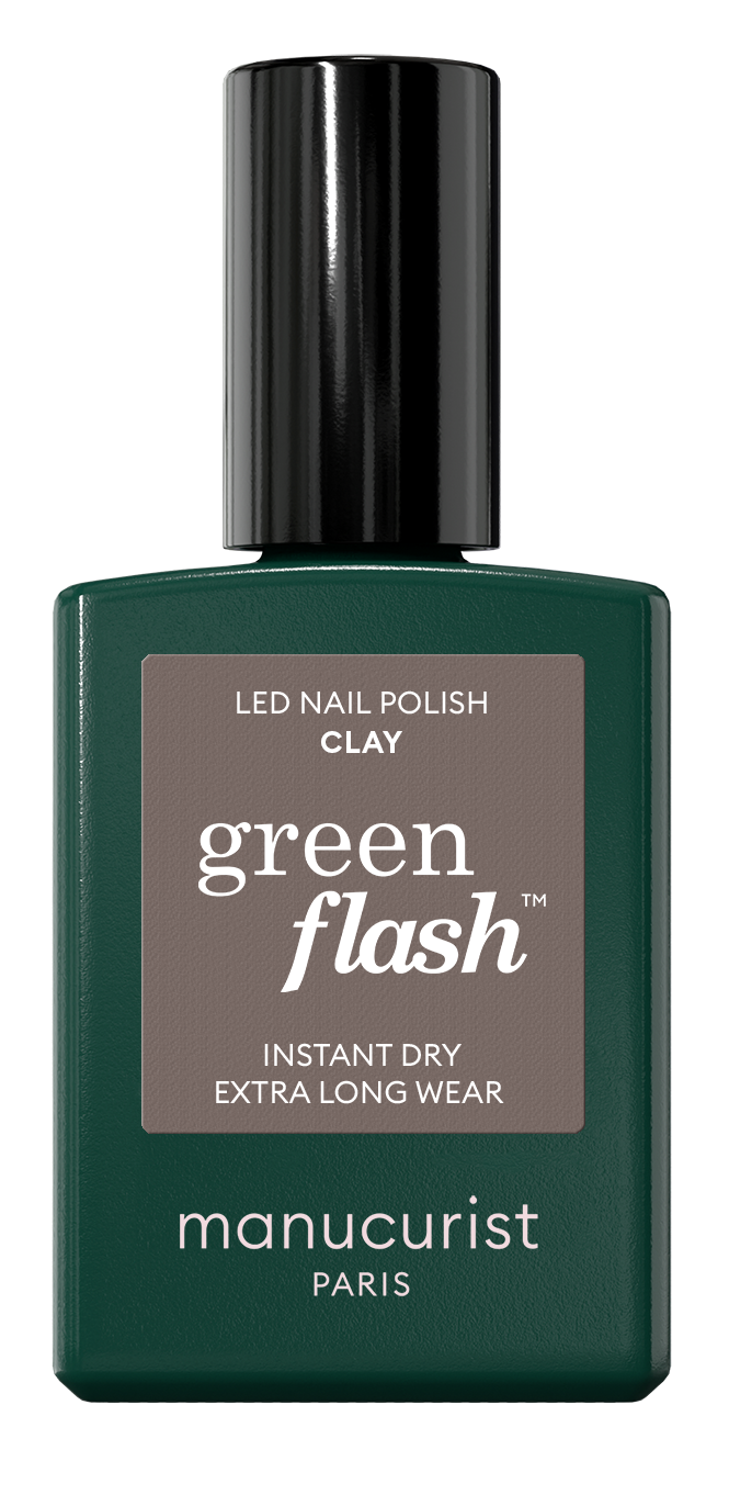 Vernis semi-permanent GREEN FLASH – CLAY