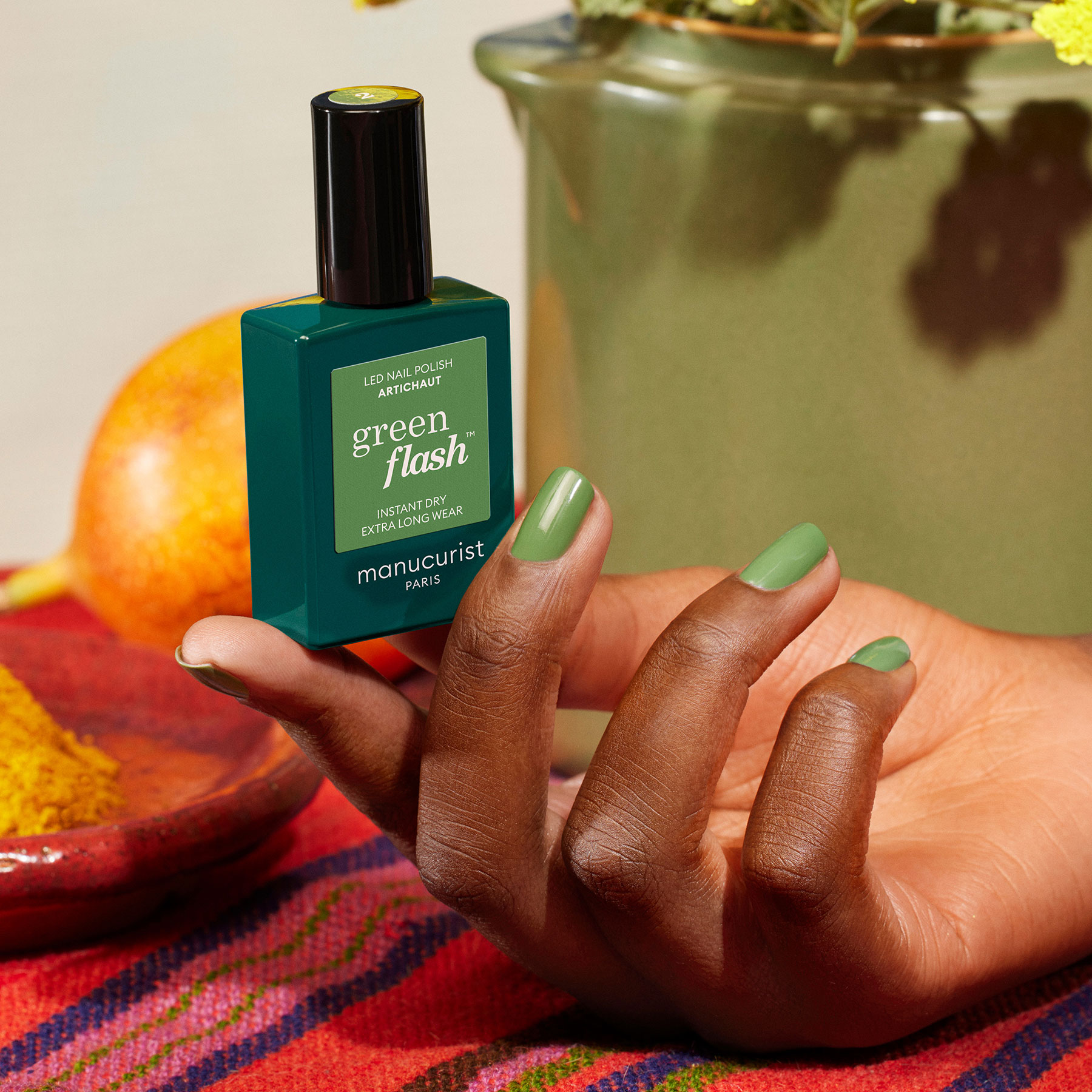 Vernis semi-permanent GREEN FLASH – ARTICHAUT — vue 4