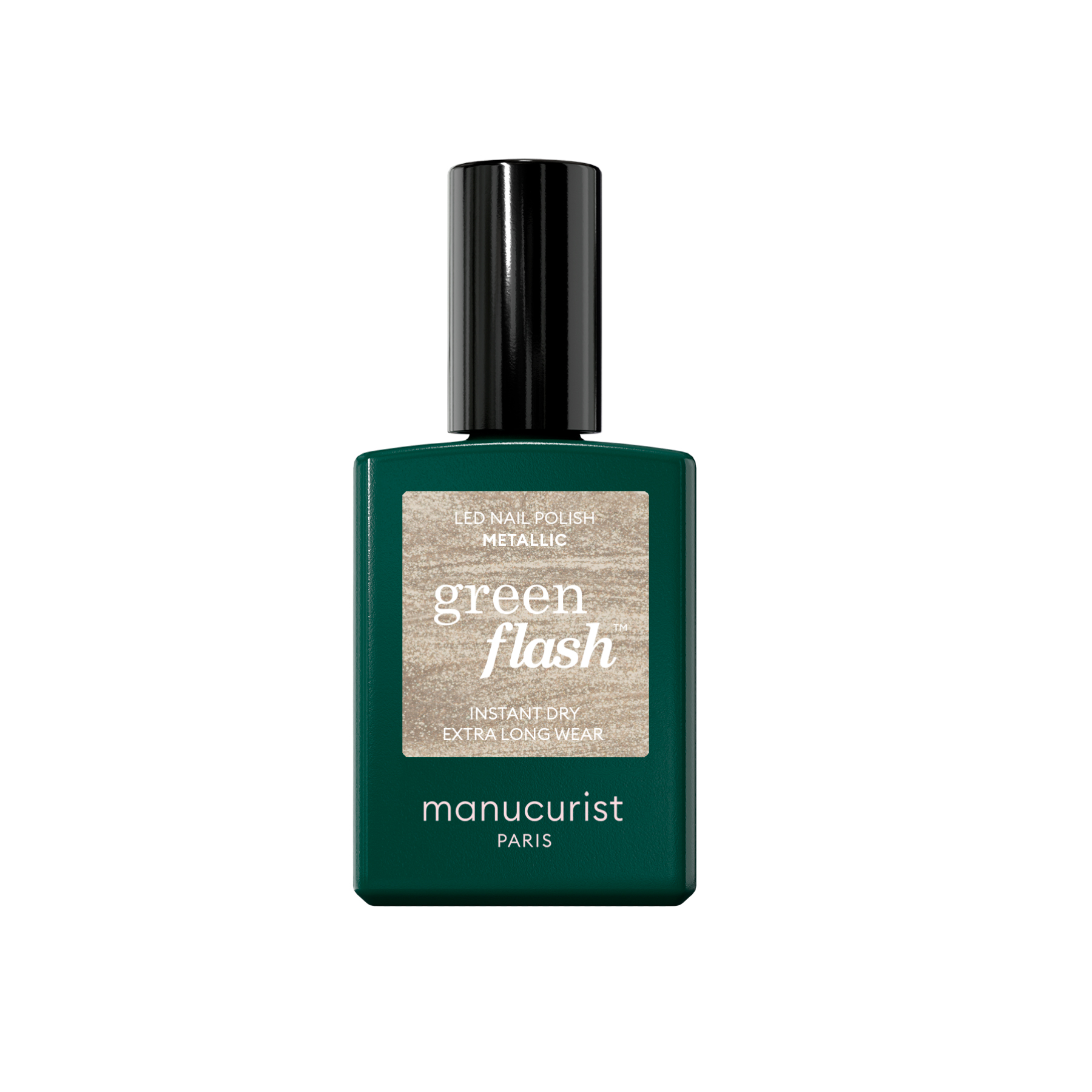 Vernis semi-permanent GREEN FLASH – METALLIC