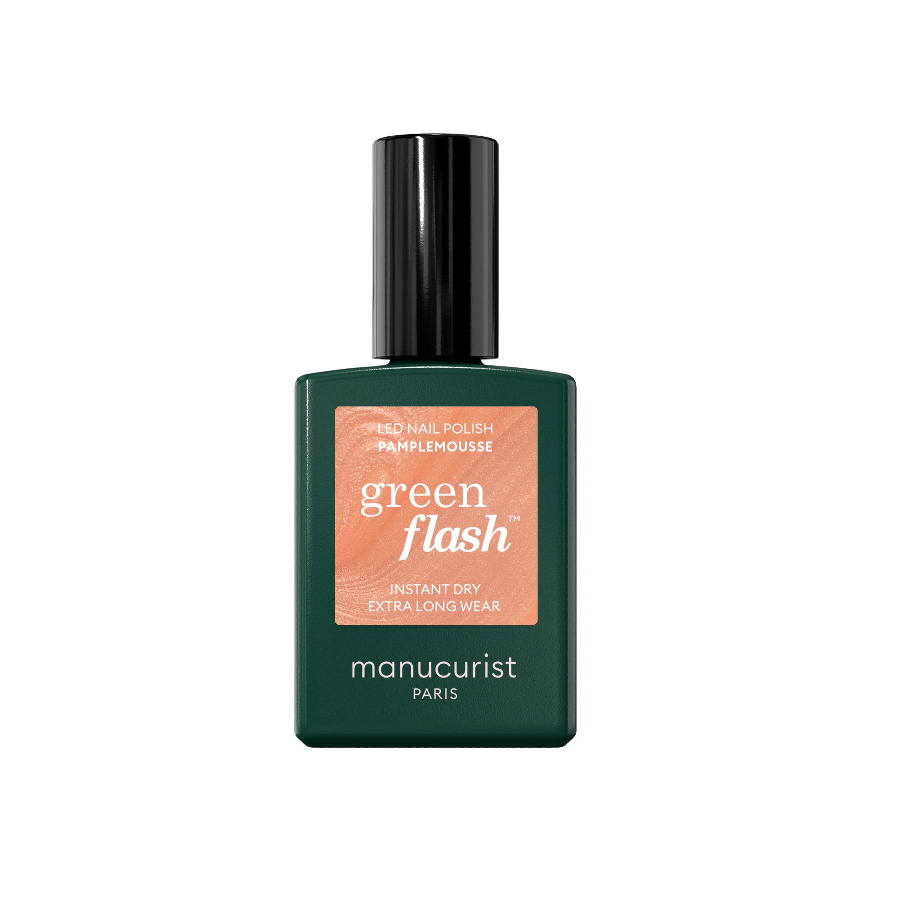 Vernis semi-permanent GREEN FLASH - PAMPLEMOUSSE