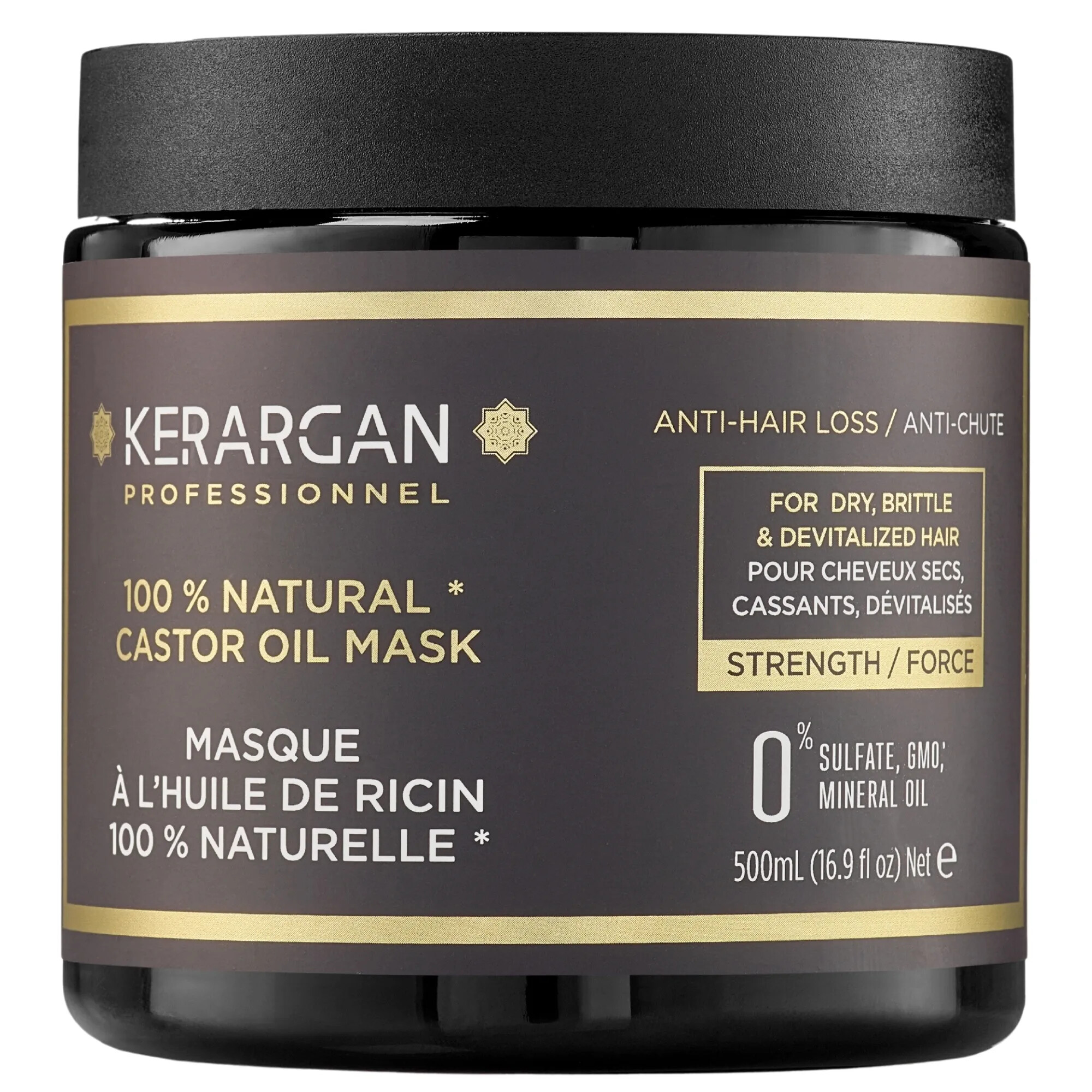 Masque Anti-Chute à l'Huile de Ricin