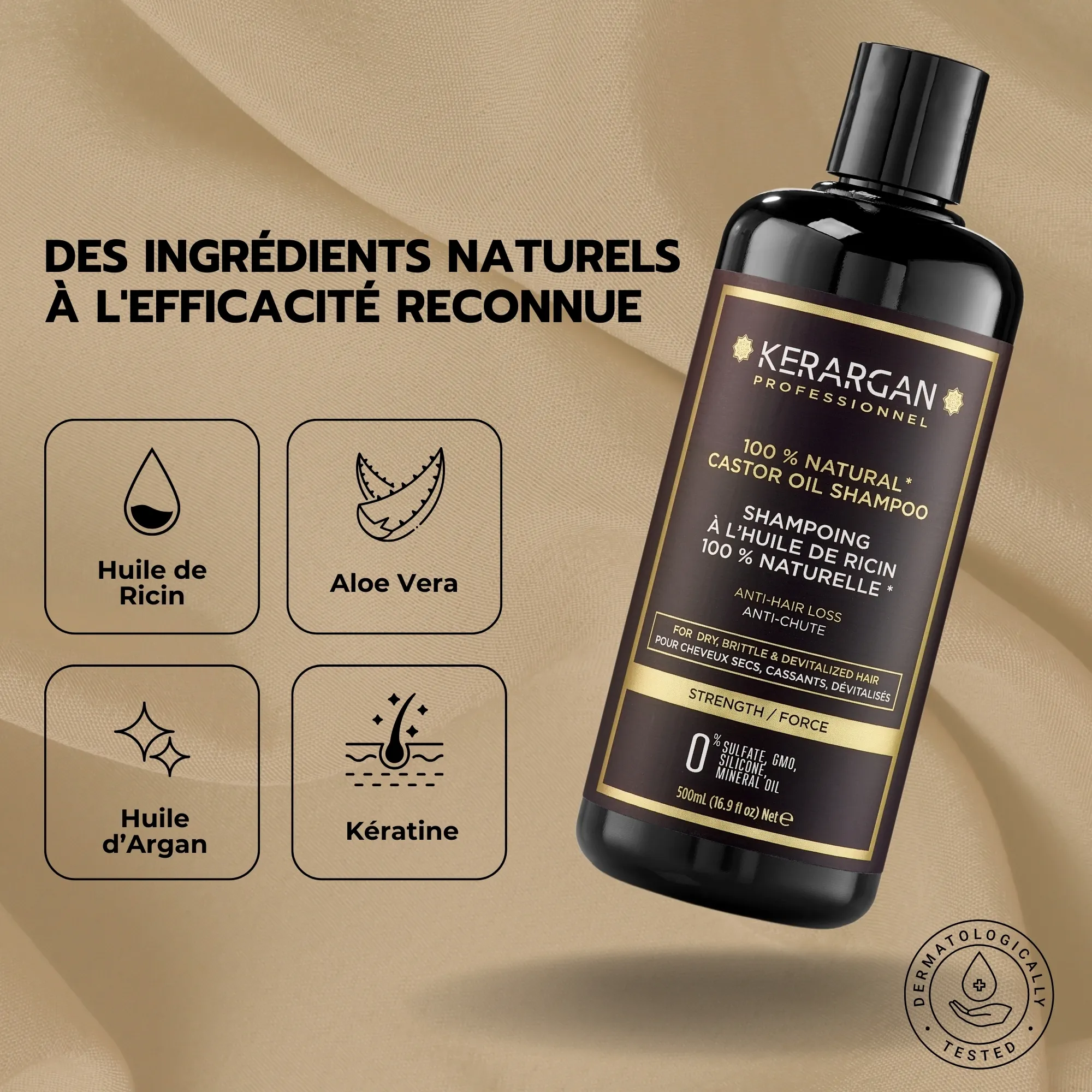 Shampoing Anti-Chute à l’Huile de Ricin — vue 3