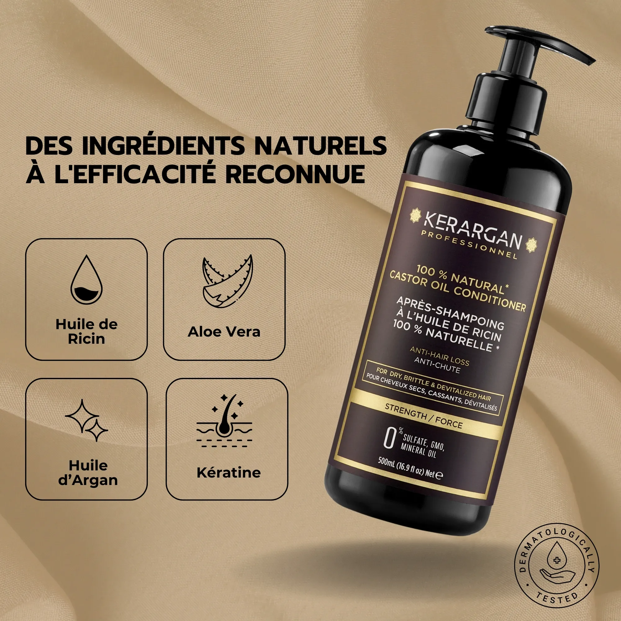 Après-Shampoing Anti-Chute à l’Huile de Ricin — vue 3