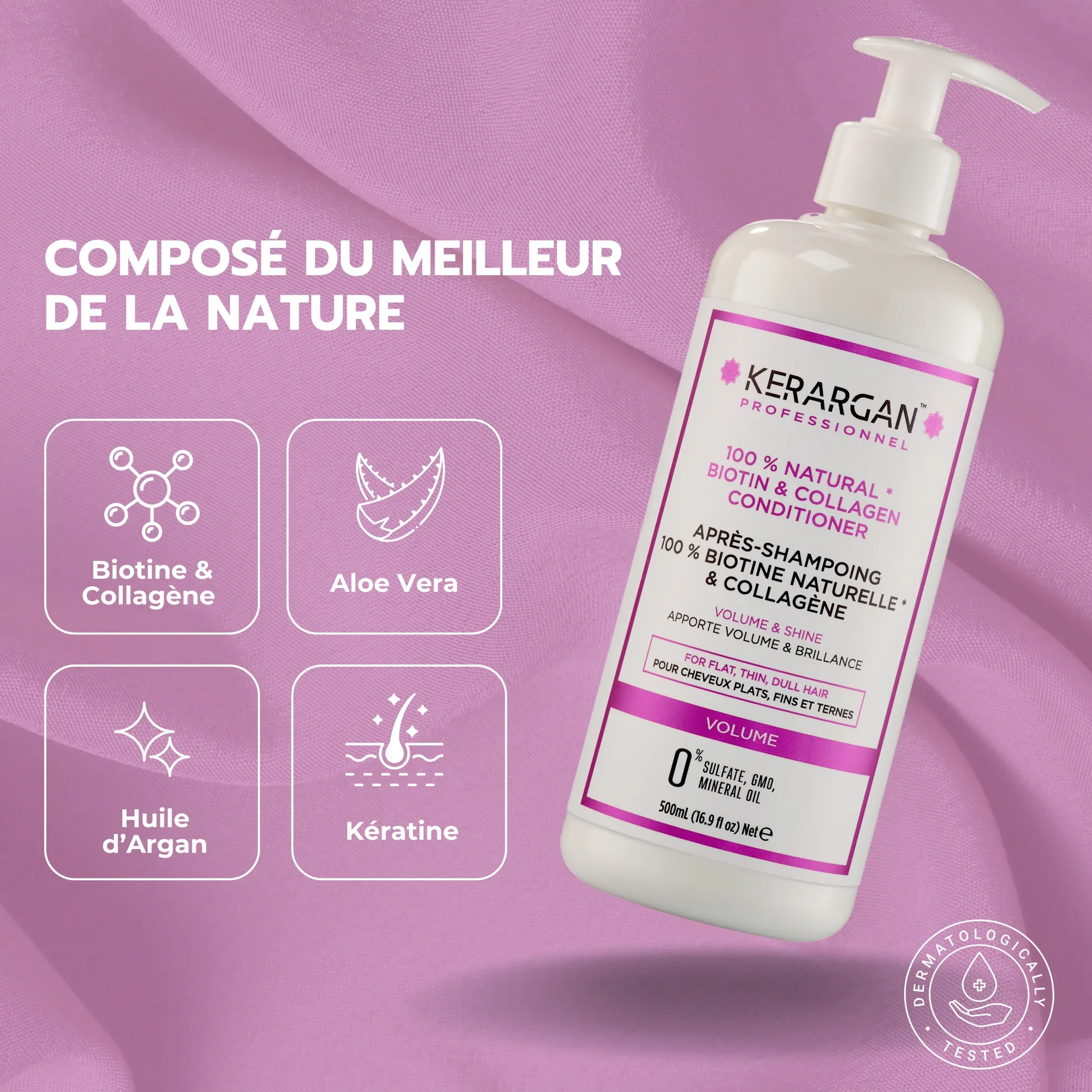 Après-Shampoing Volumisant à la Biotine & Collagène — vue 3