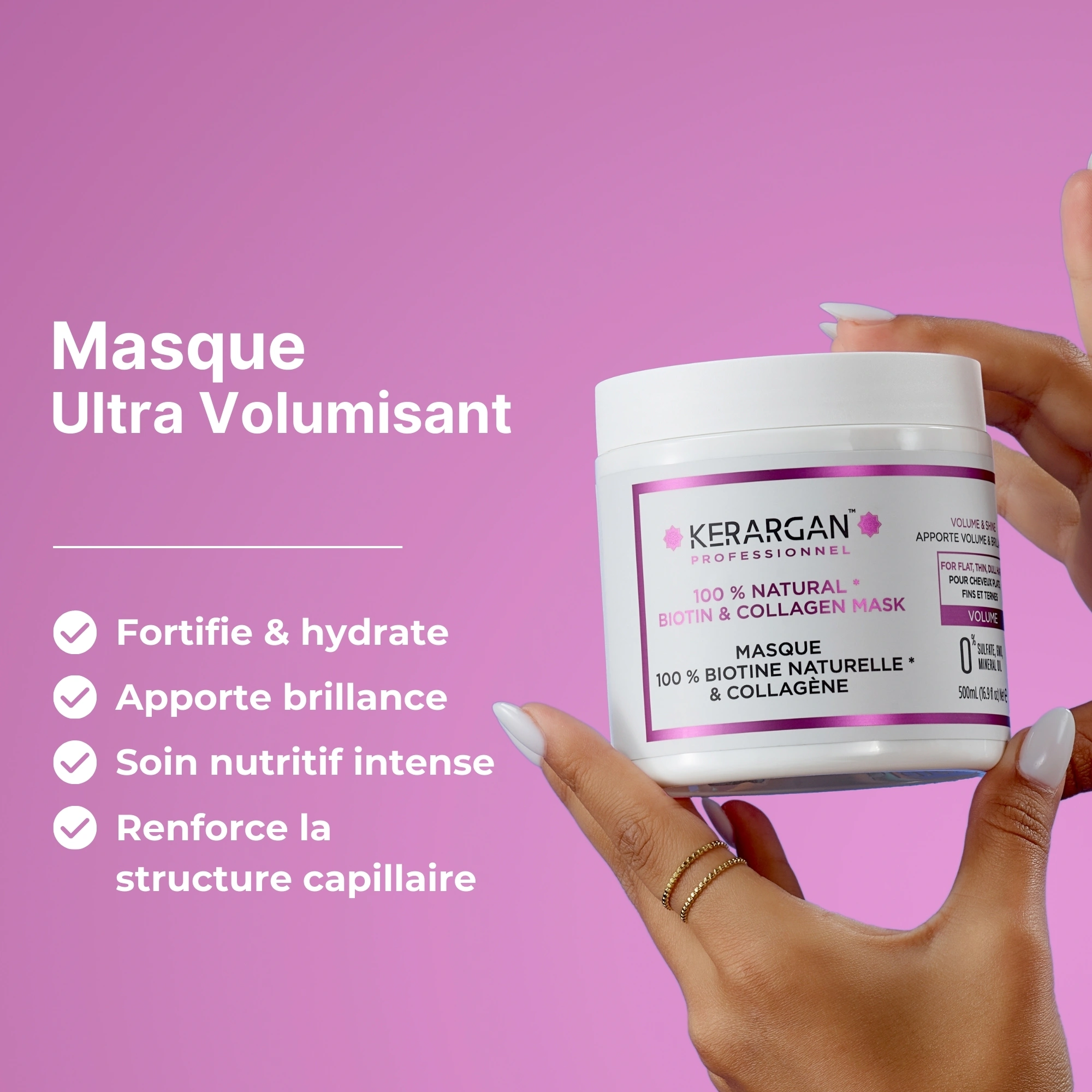 Masque Volumisant à la Biotine & Collagène — vue 2