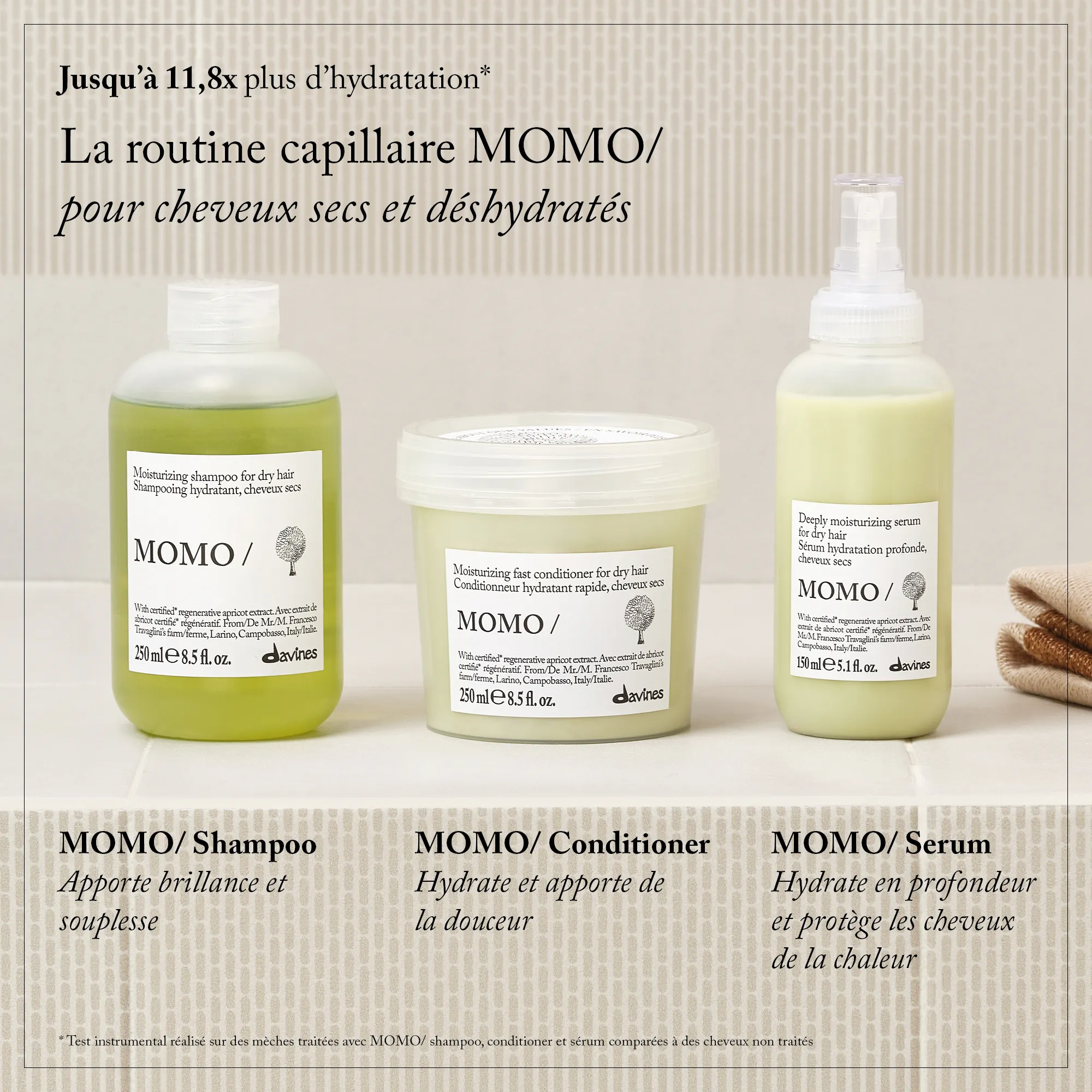 Routine capillaire Momo de Davines — vue 4