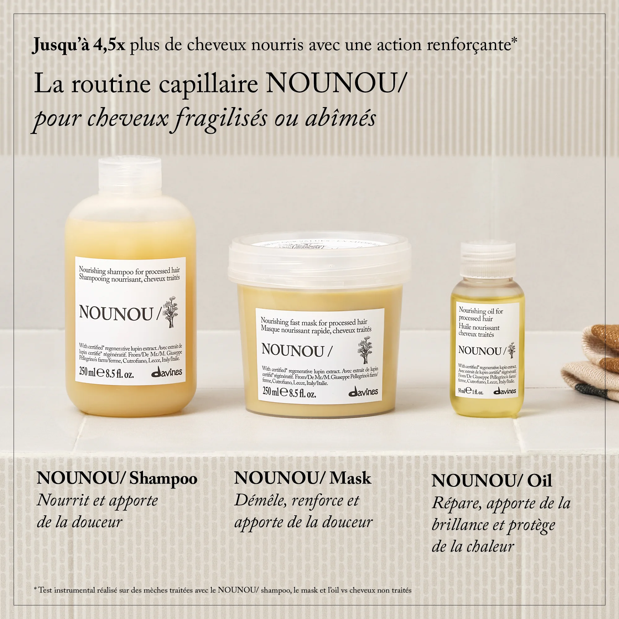 Routine capillaire Nounou de Davines — vue 4