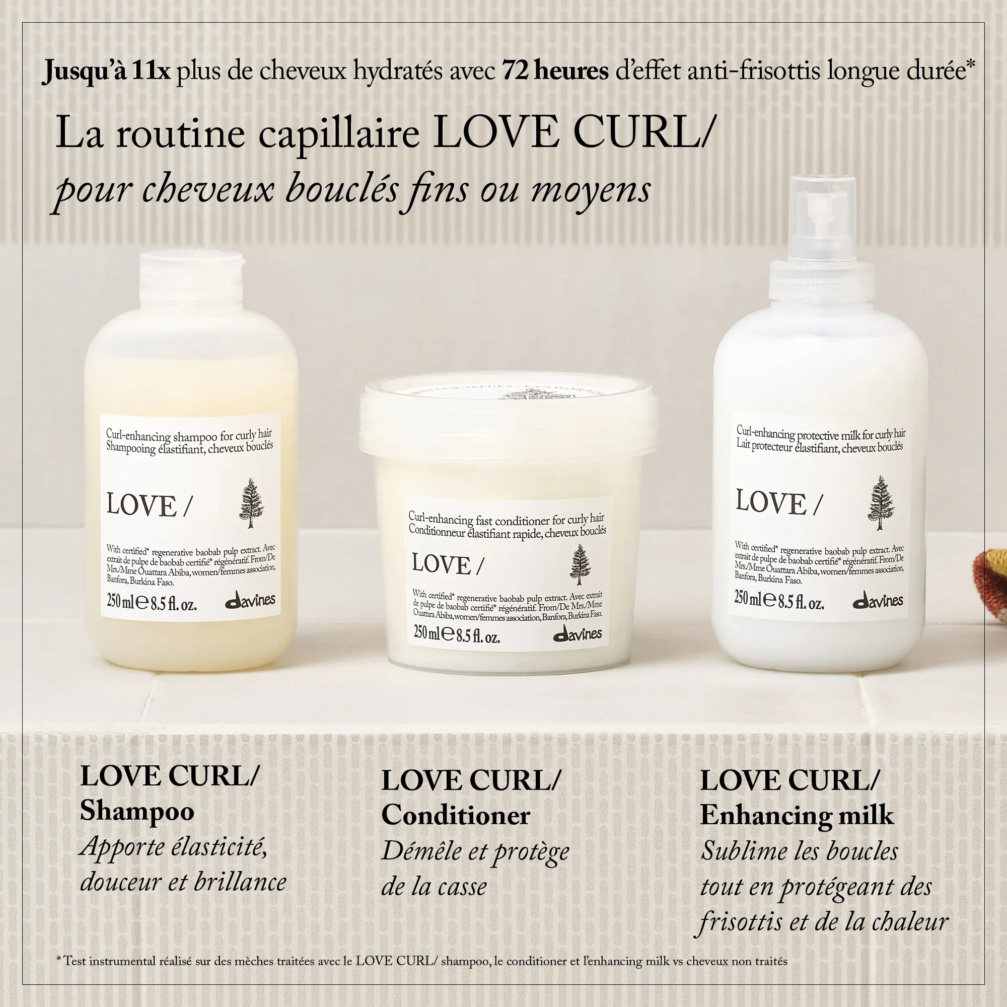 Routine capillaire Love Curl de Davines — vue 4