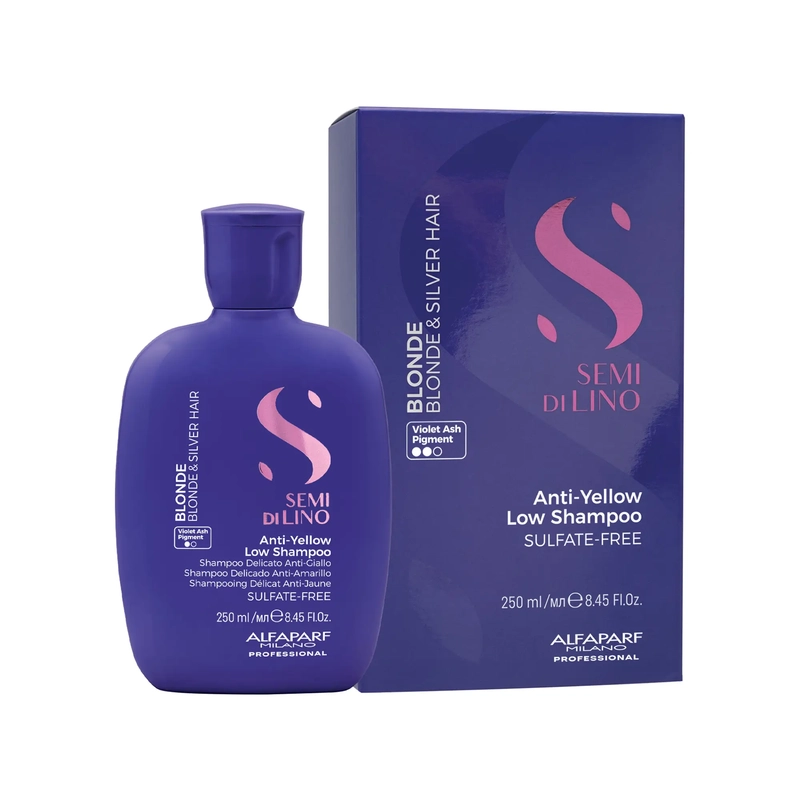 SHAMPOOING BLONDE ANTI-REFLET JAUNE — vue 2