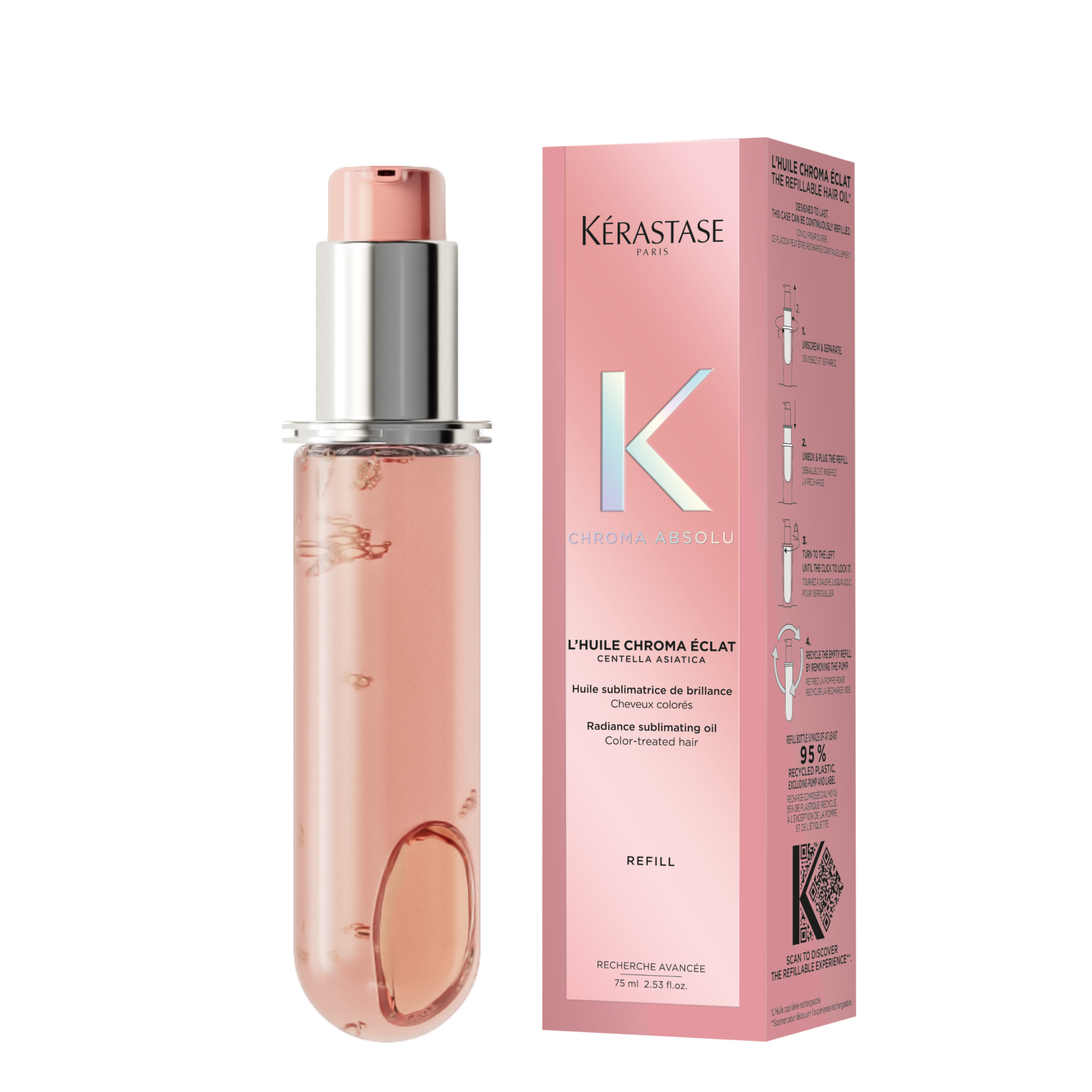 L’huile Chroma Éclat rechargeable – Kérastase — vue 4