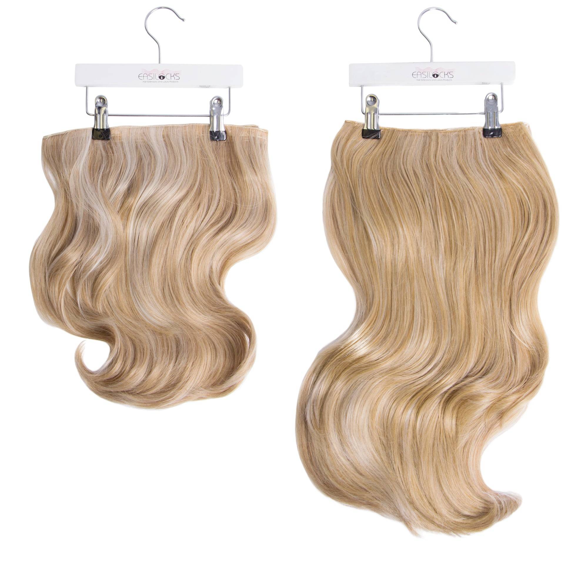 Megan’s Bouncy Blow HD Fibre Hair Extensions - 14” & 22" - Ash Blonde