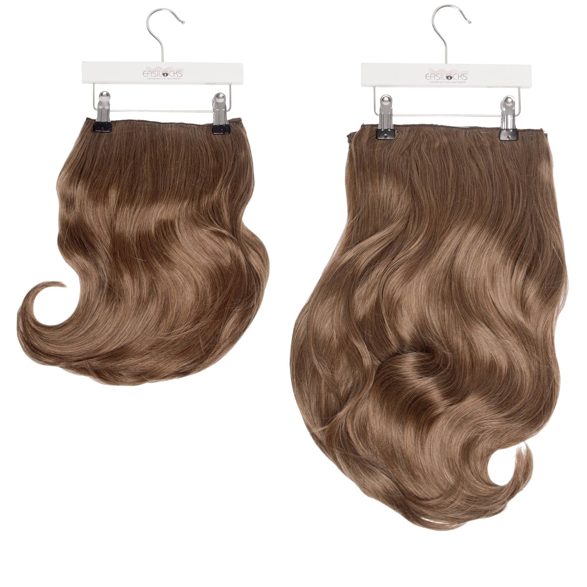 Megan’s Bouncy Blow HD Fibre Hair Extensions - 14” & 22" - Fudge Brownie