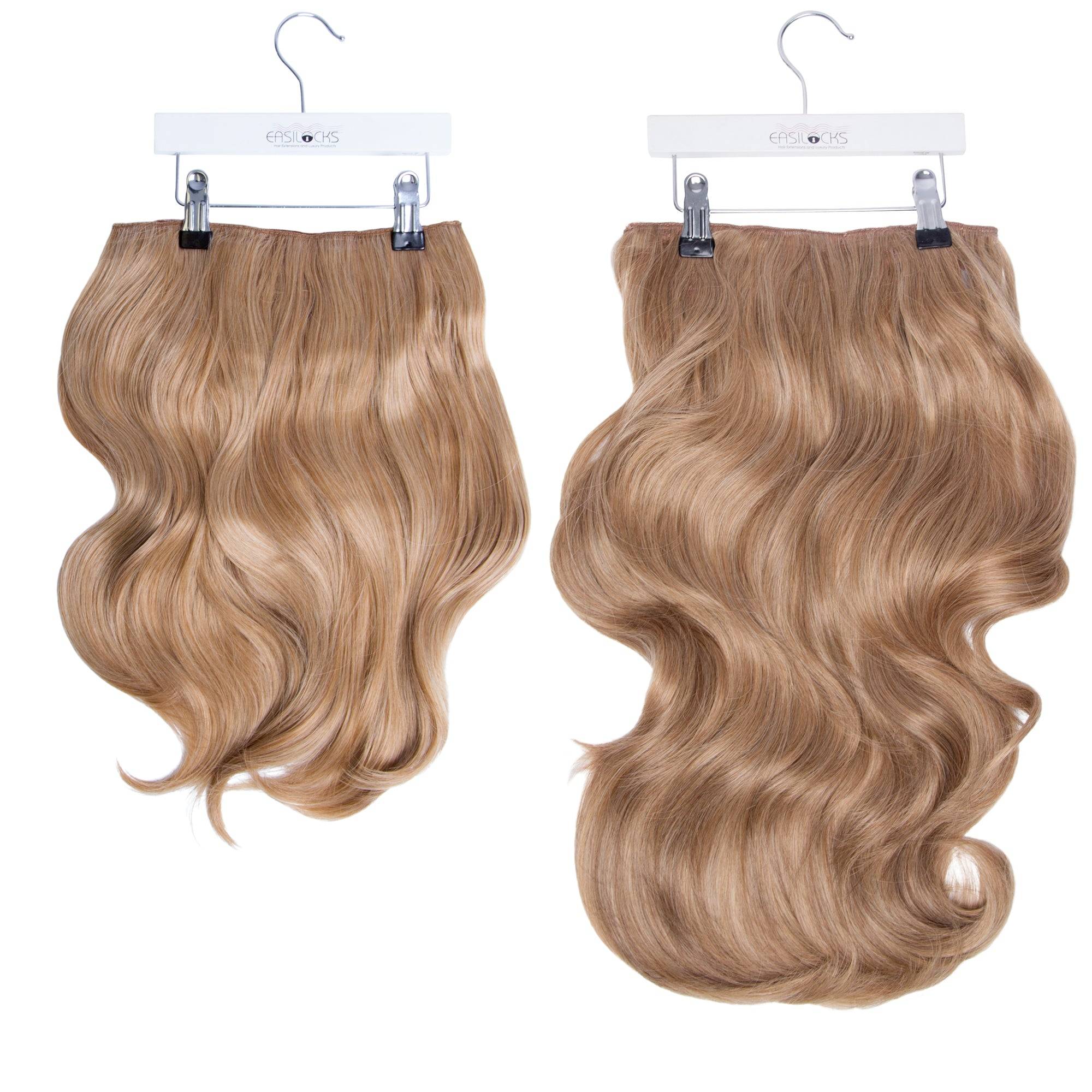 Megan’s Bouncy Blow HD Fibre Hair Extensions - 14” & 22" - Glazed Honey