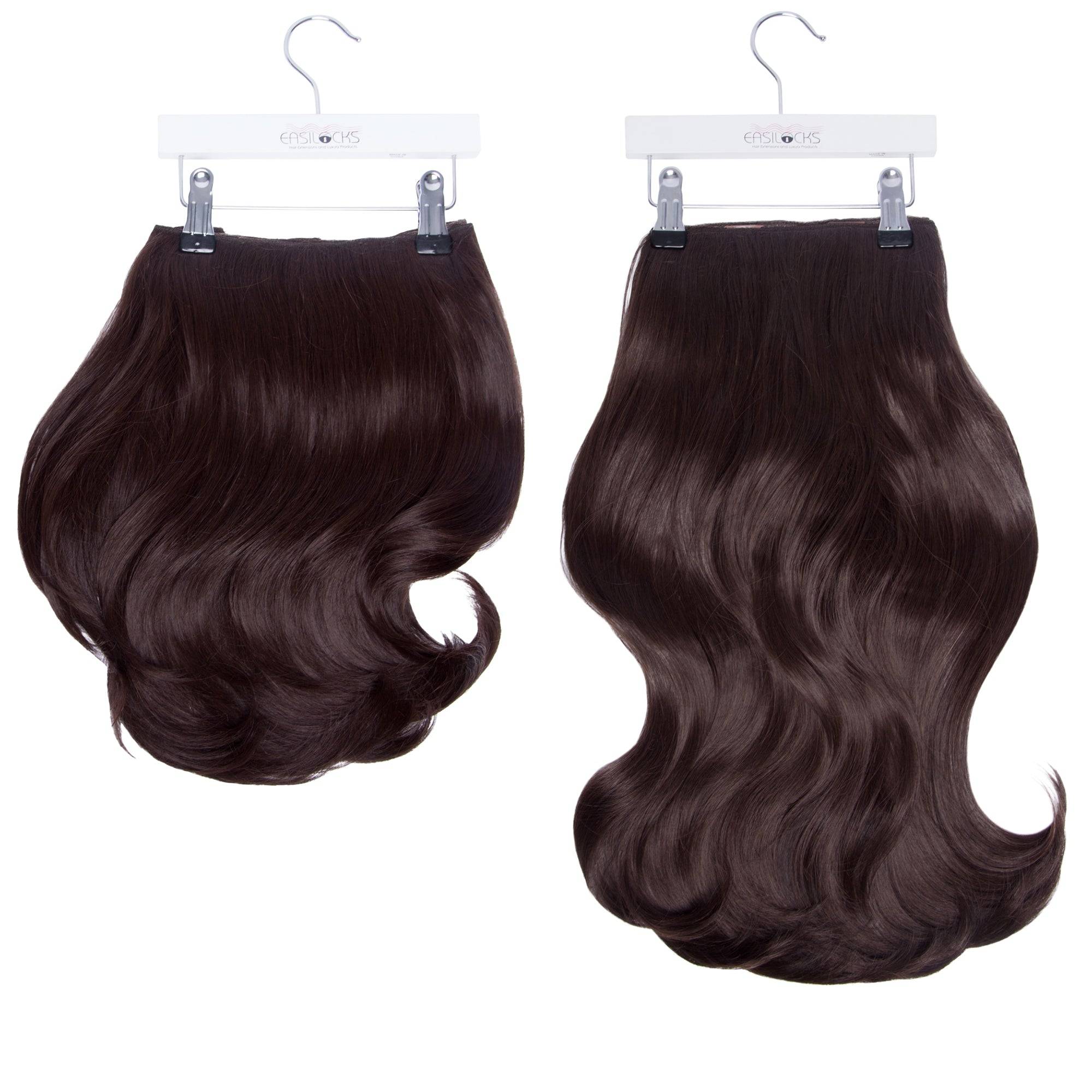 Megan’s Bouncy Blow HD Fibre Hair Extensions - 14” & 22" - Mocha Brown