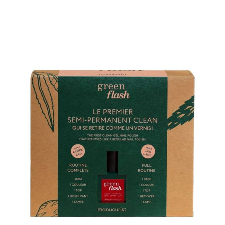 Coffret routine Green Flash Dark Pansy
