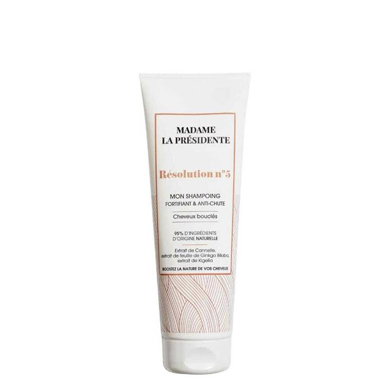 Résolution N°5 – Shampoing fortifiant anti-chute cheveux bouclés