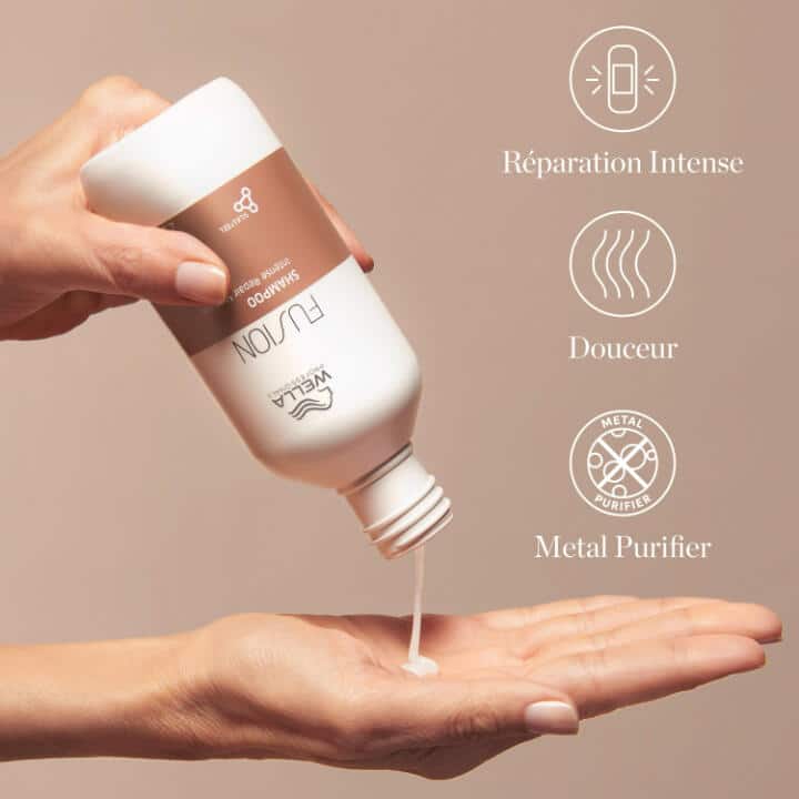 Shampoing réparation intense pour cheveux abîmés – Fusion Intense Repair — vue 4