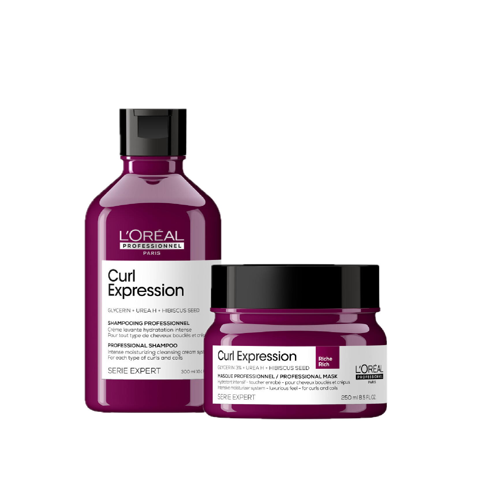 Duo Curl Expression - Shampoing hydratation et masque riche