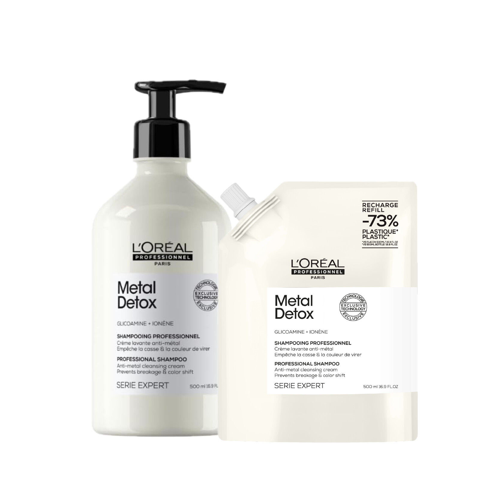 Duo Metal Detox – Shampoing et recharge