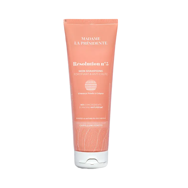 Résolution N°5 – Shampoing fortifiant anti-chute cheveux crépus