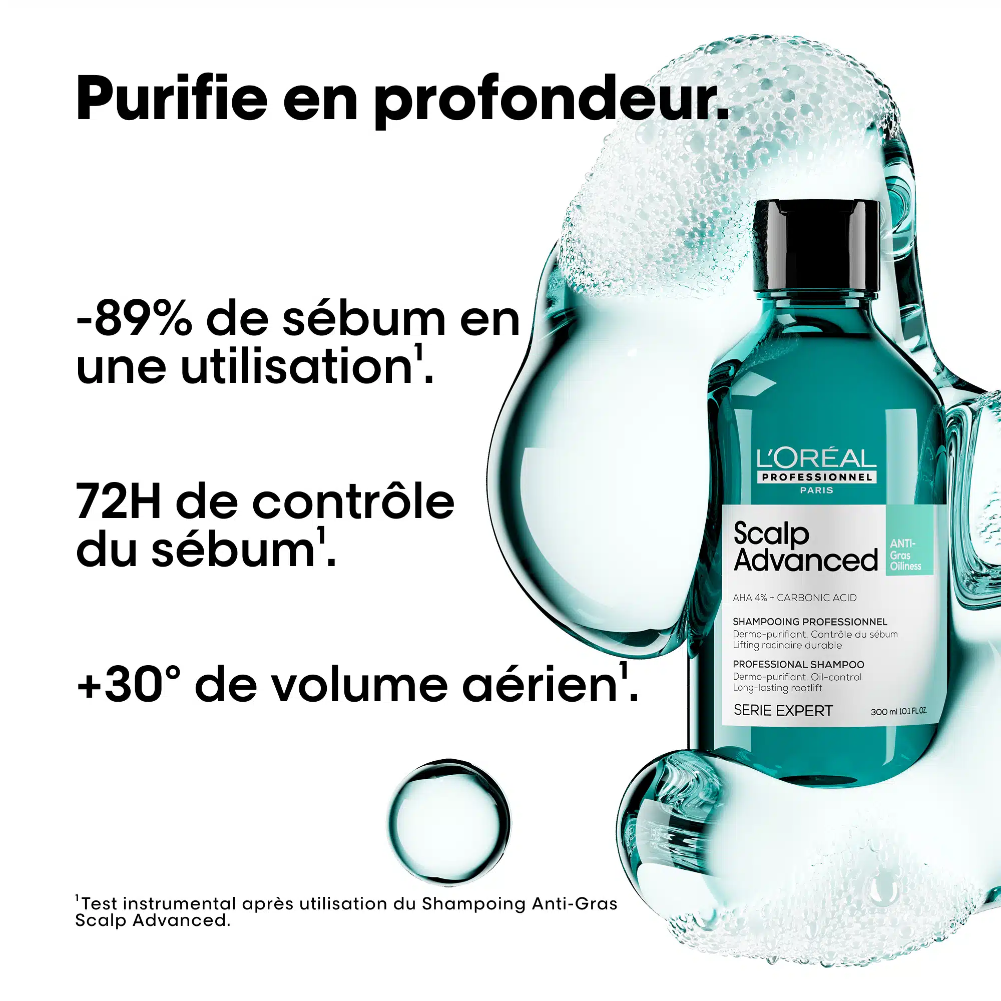 Shampoing dermo-purifiant pour cuirs chevelus gras – Serie Expert Scalp Advanced — vue 8