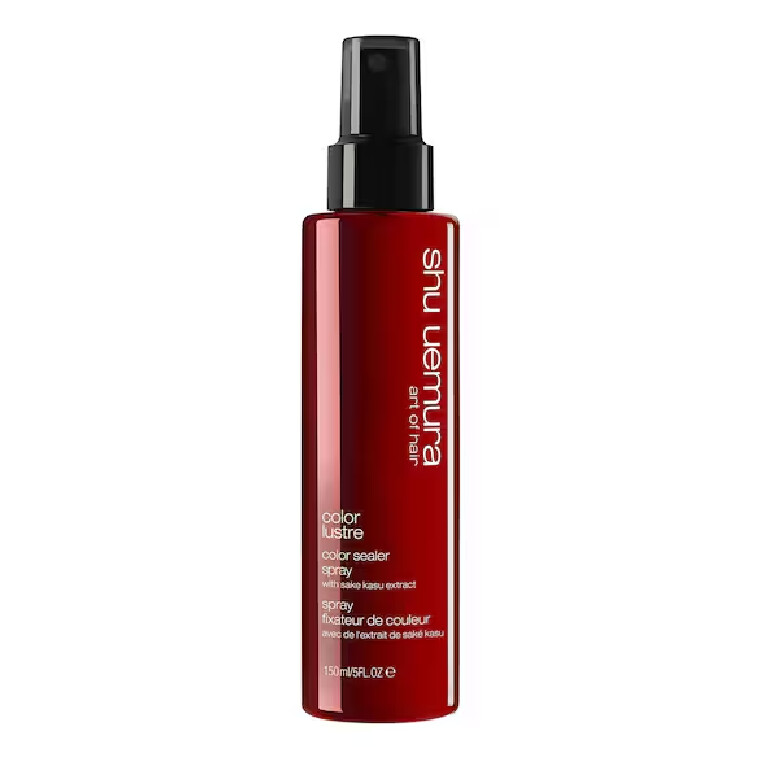 Spray fixateur de couleur sans rinçage avec de l'extrait de saké kasu