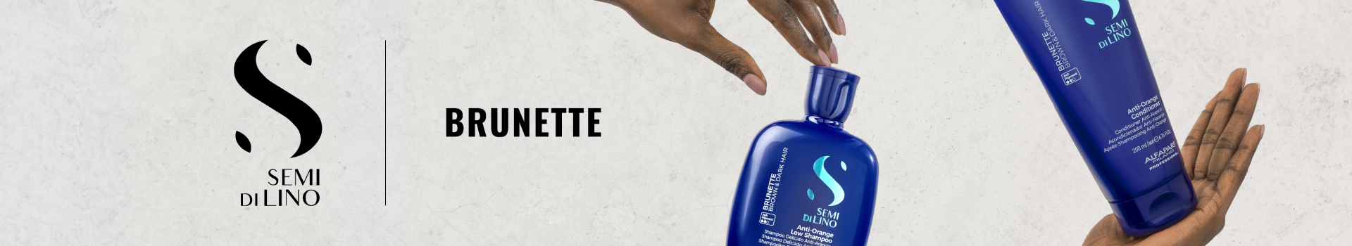 Bannnière Brunette Alfaparf Semi di Lino