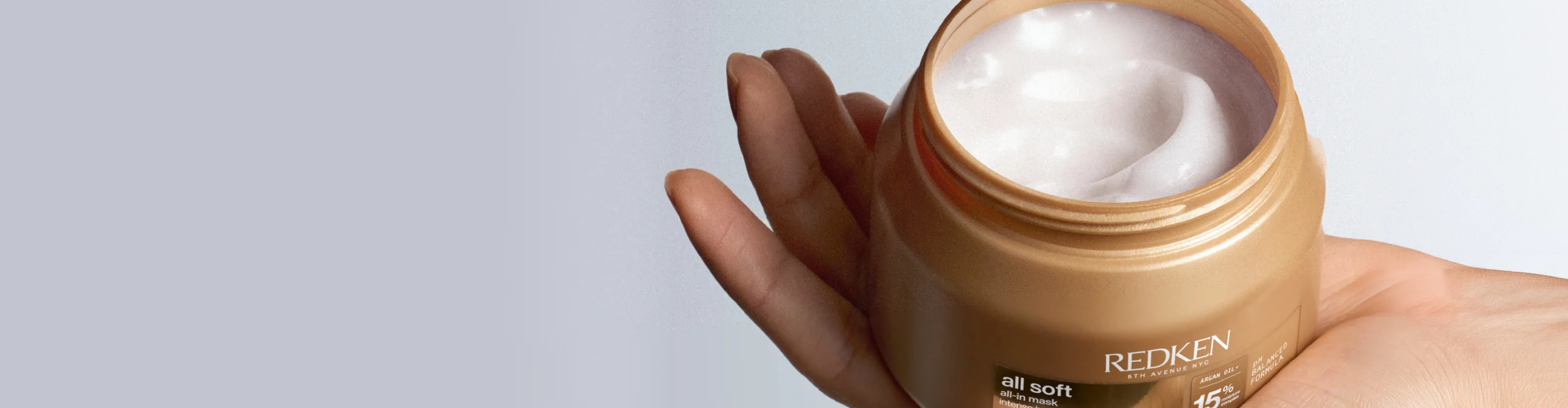 Bannière : Découvrez le nouveau masque All Soft Redken