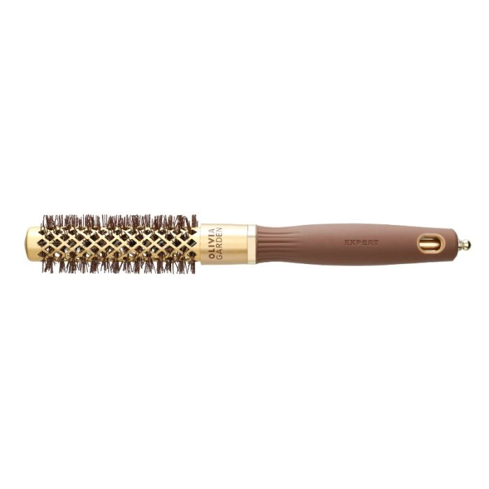 Olivia Garden brosse Expert Blowout Shine Wavy Bristles Gold & Brown 20 mm