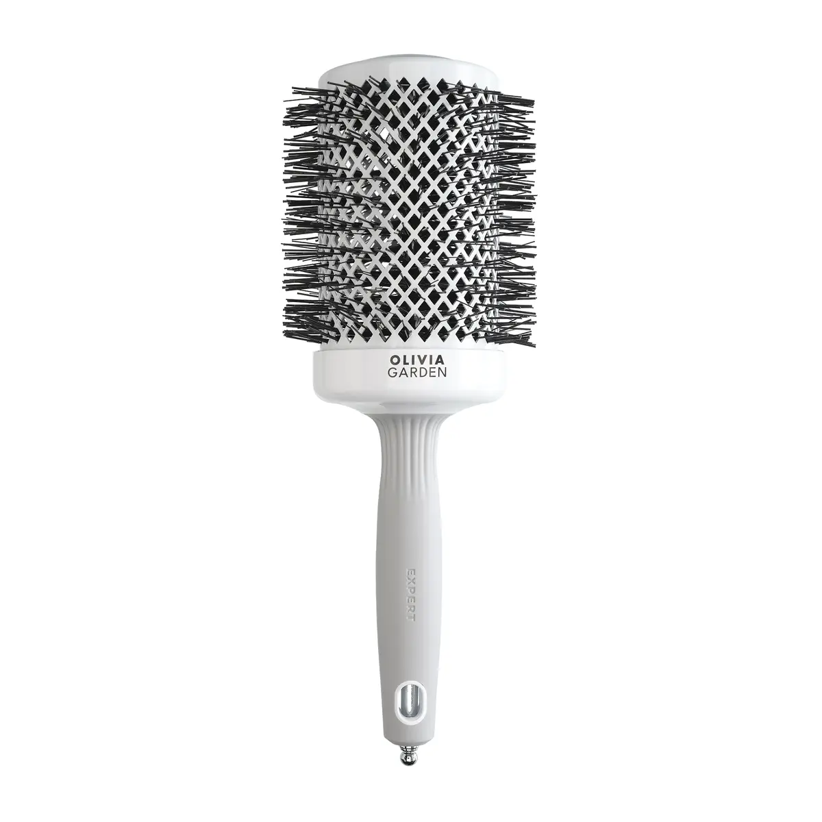 Olivia Garden Expert Blowout Shine White & Grey 65mm